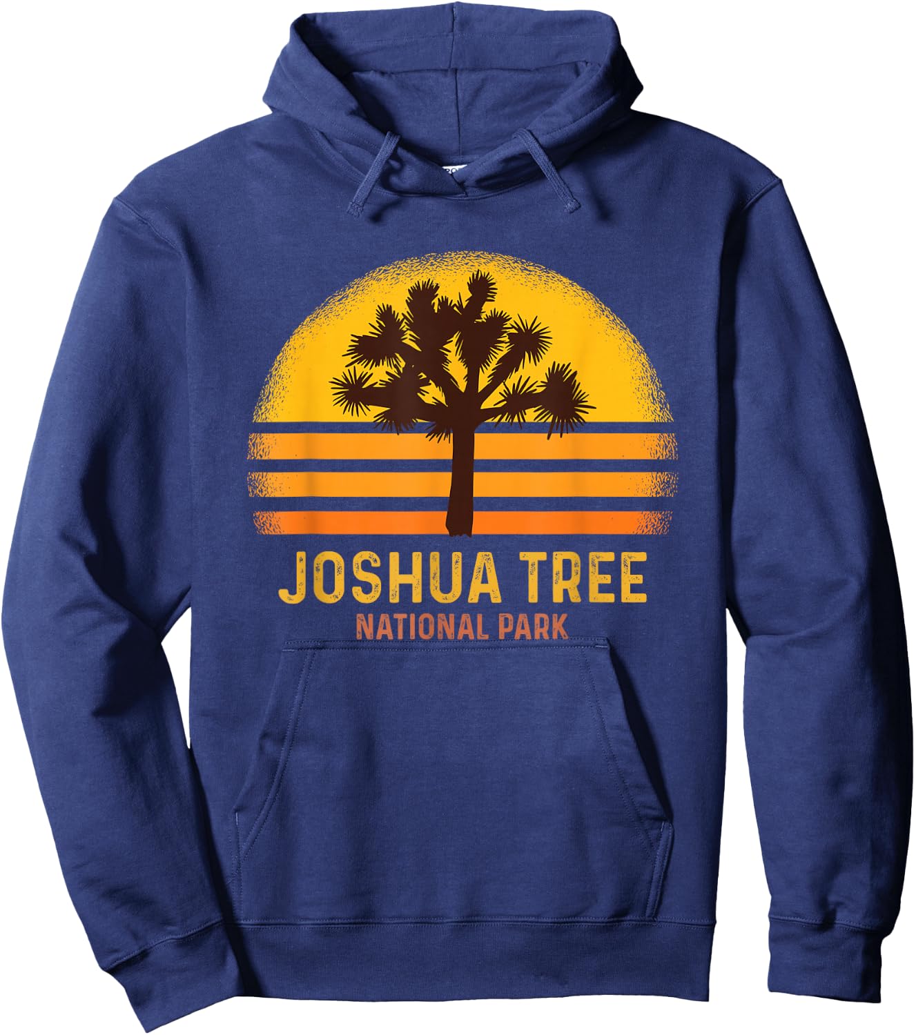 Vintage Joshua Tree National Park Hoodie - Hoodie | Navy