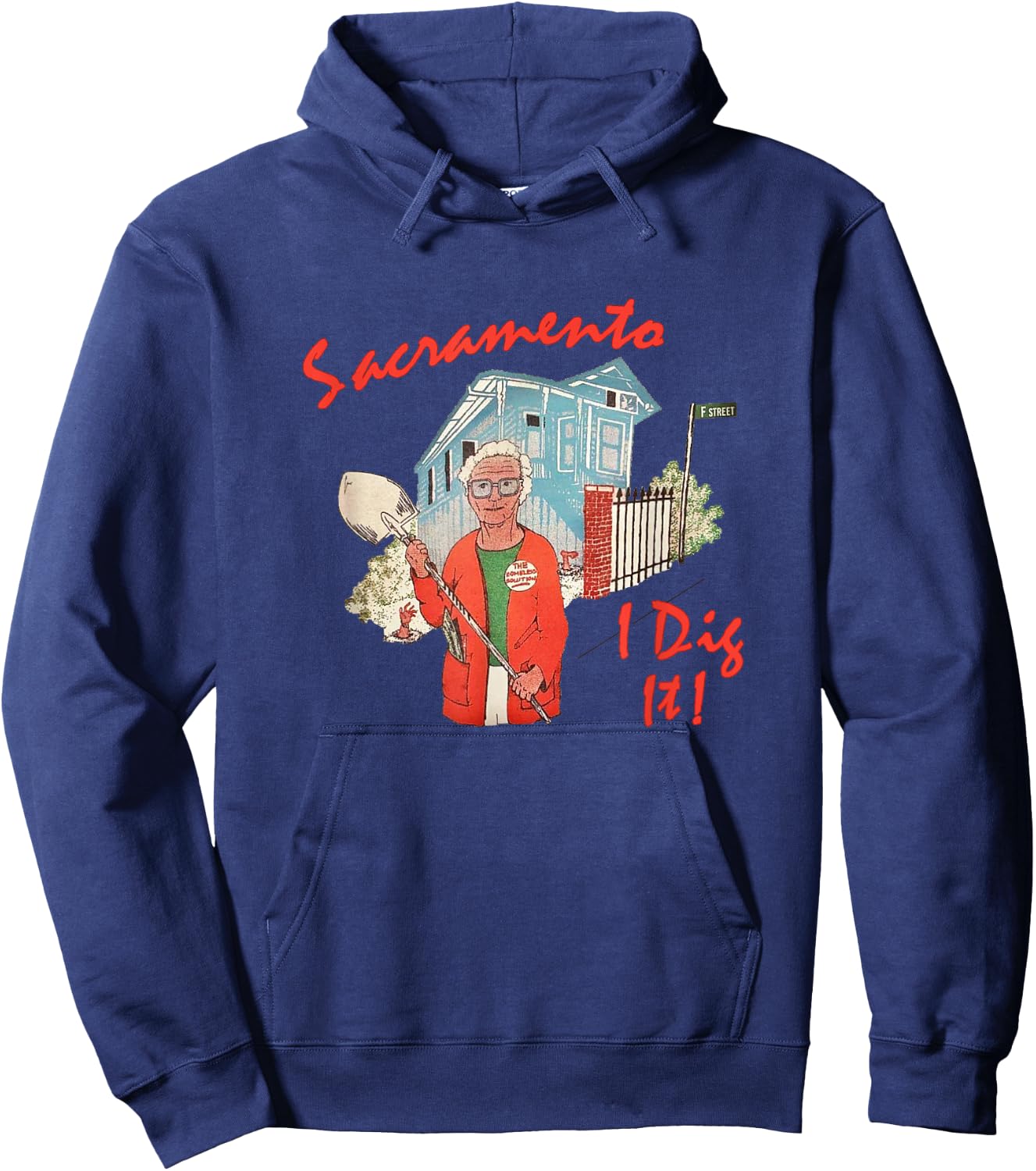 Sacramento "I Dig It" Hoodie - Hoodie | Navy