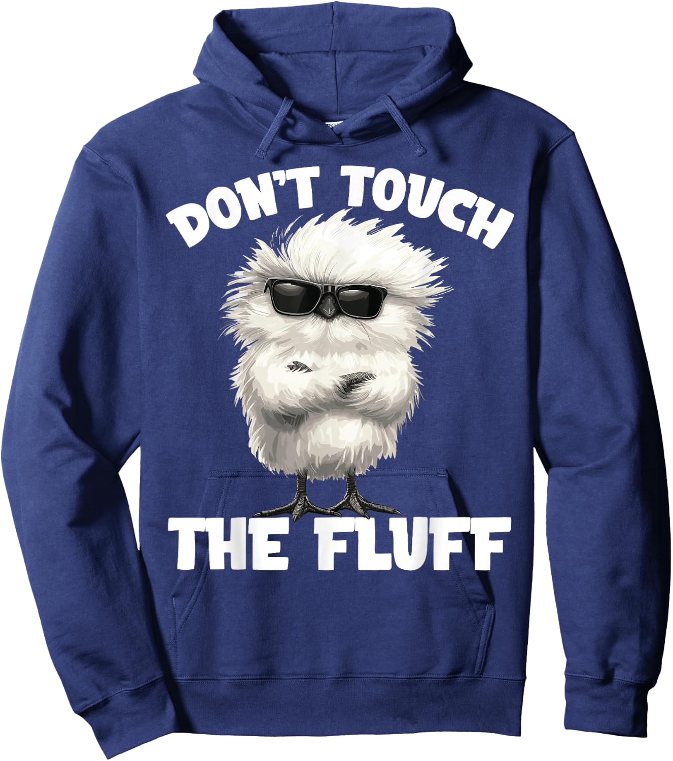 Silky Chicken Lover Sunglasses Smooth Cool Silkie Chicken Hoodie - Hoodie | Navy