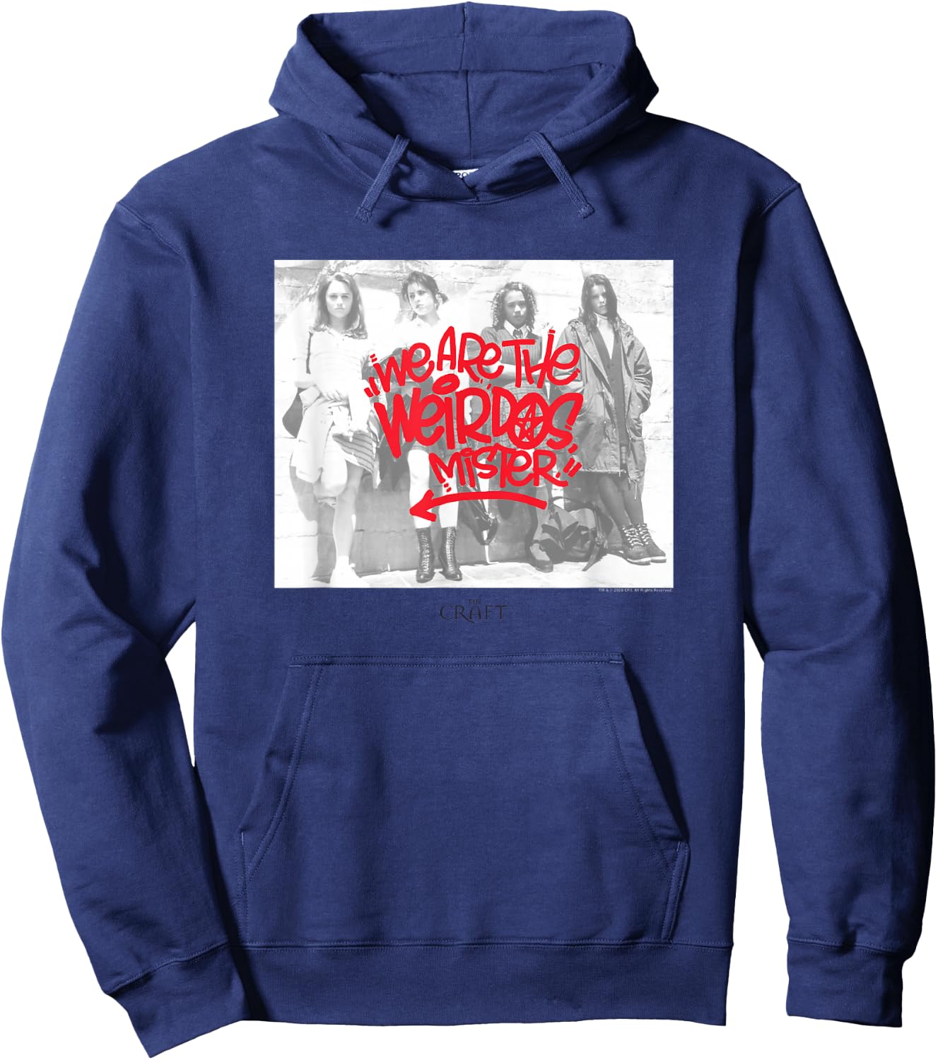 The Craft Weirdos Graffiti 90's Witch Movie Hoodie - Hoodie | Navy