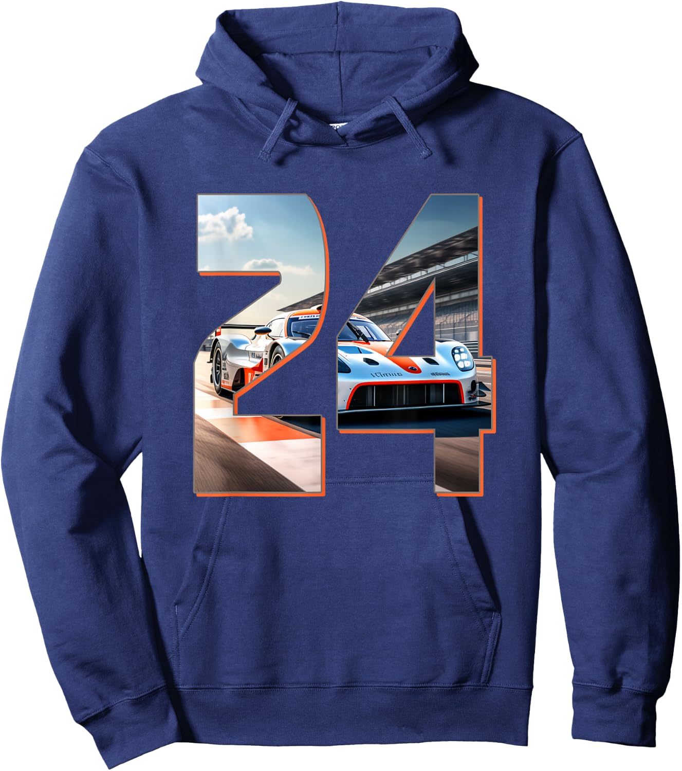 24h Endurance Racing we celebrate motorsport great fan Hoodie - Hoodie | Navy