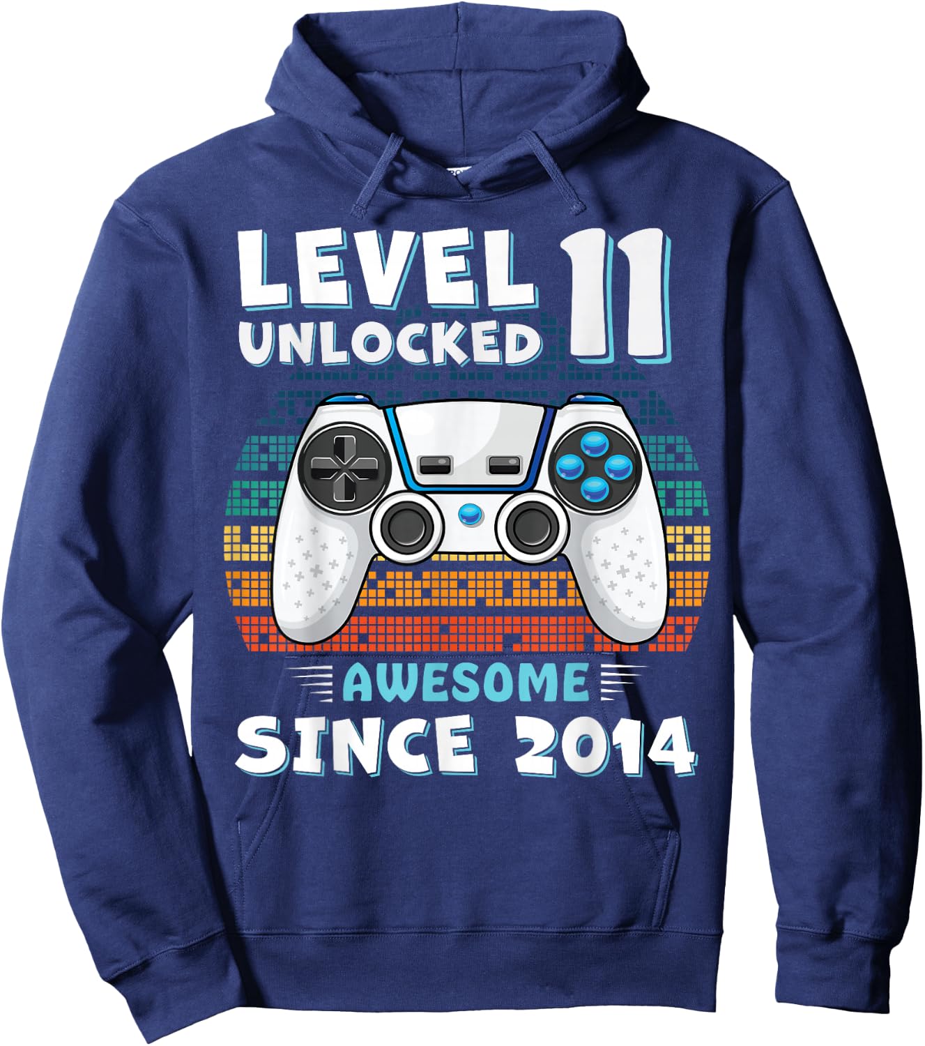 11 Year Old Bday Decorations Son Boy 11yr 2014 11th Birthday Hoodie - Hoodie | Navy