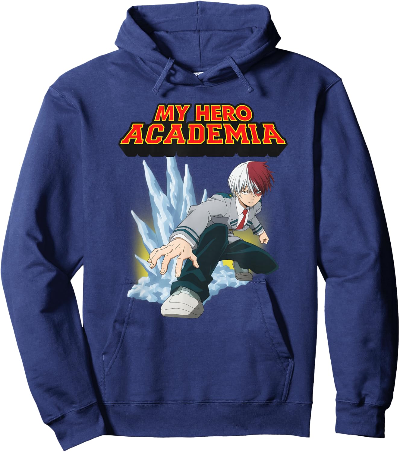 My Hero Academia Shoto Todoroki Half-Cold Half-Hot Hoodie - Hoodie | Navy