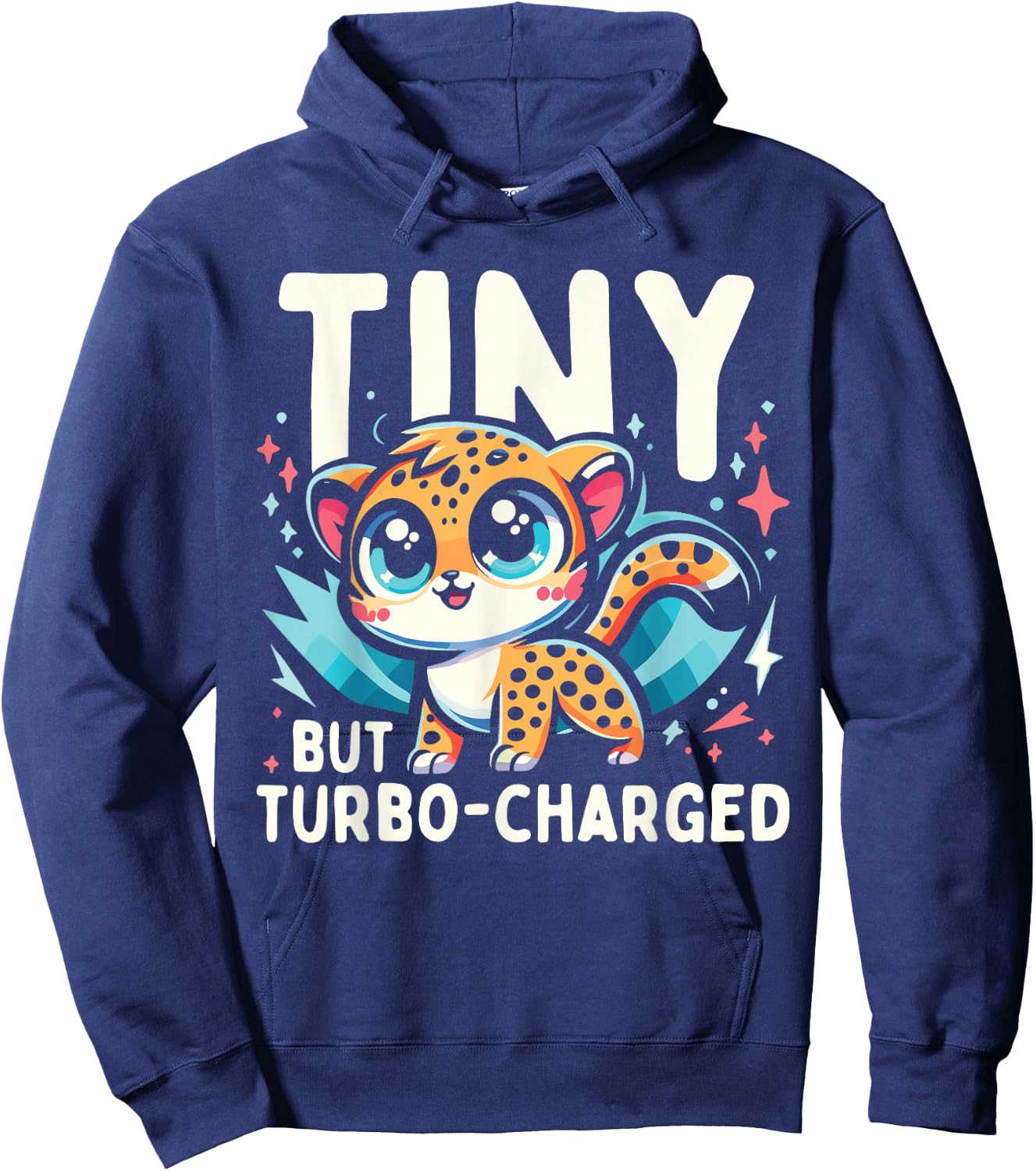 Wildlife Safari Leopard Cheetah Wild Cat Hoodie - Hoodie | Navy