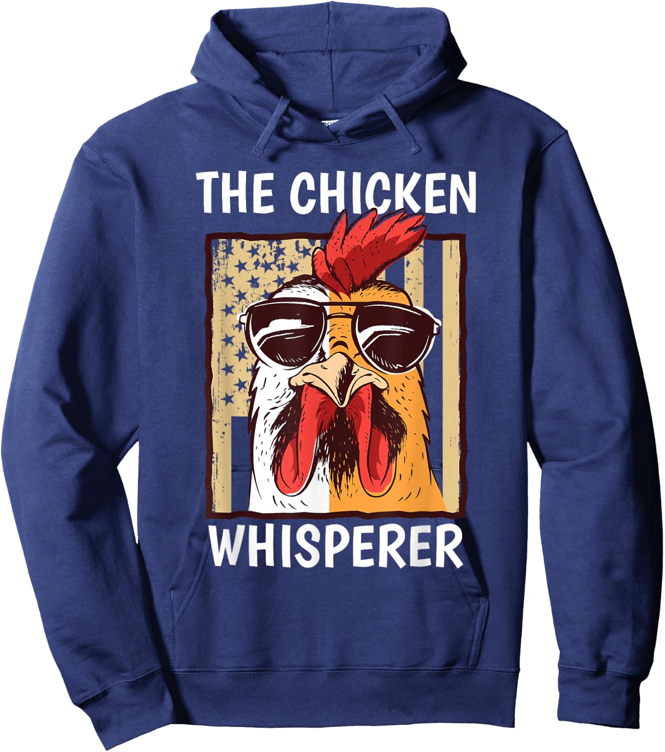 The Chicken Whisperer Farmer Chicken Hoodie - Hoodie | Navy