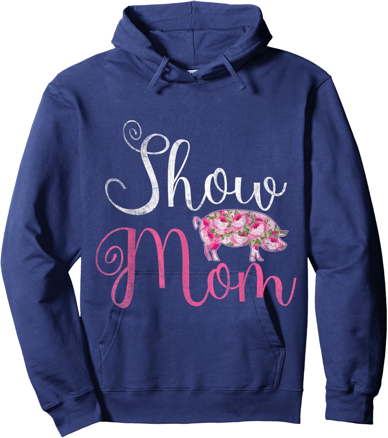 Show Mom Pig Hoodie - Hoodie | Navy