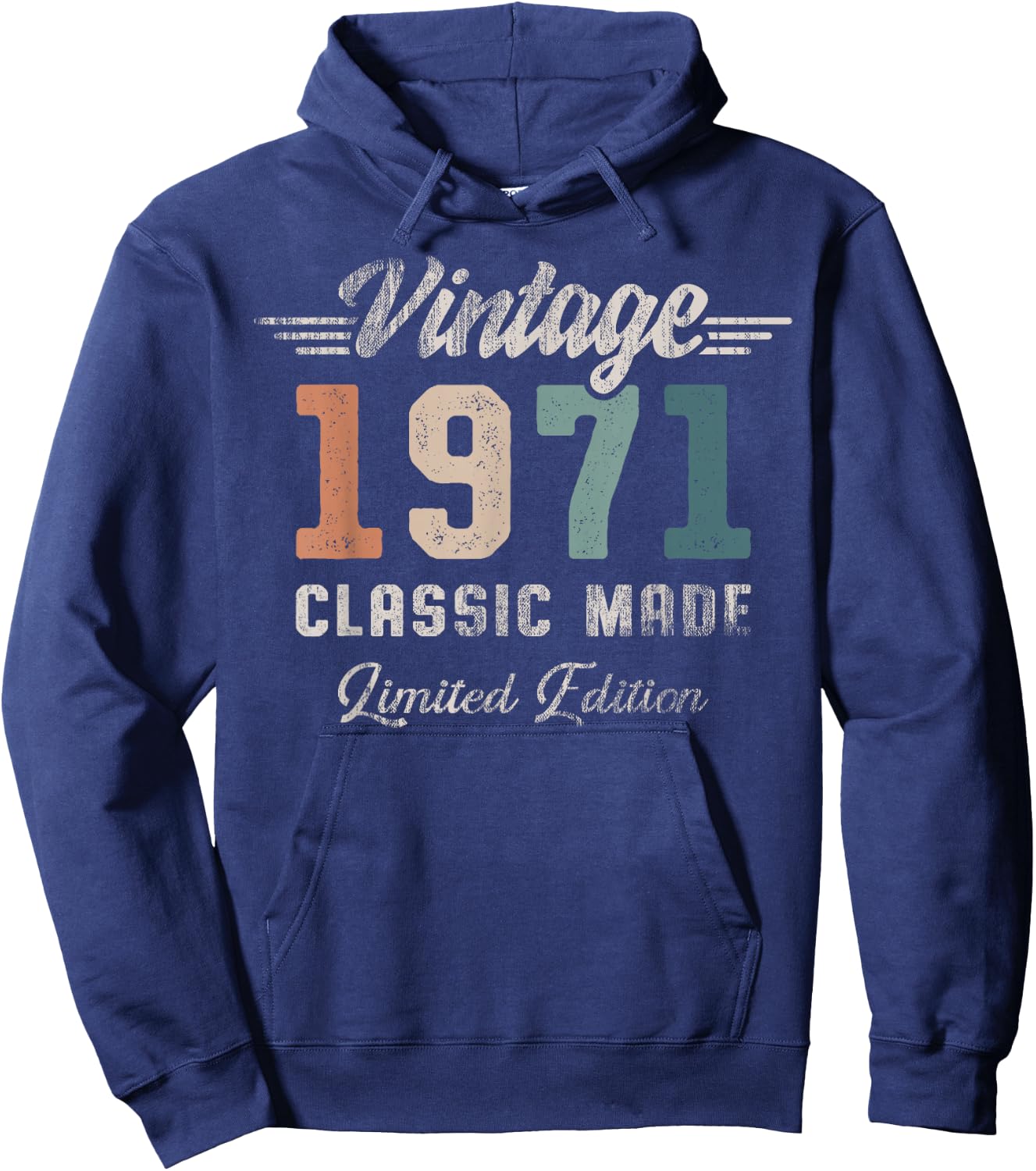 Vintage 1971 55th Birthday Classic Car Hoodie - Hoodie | Navy