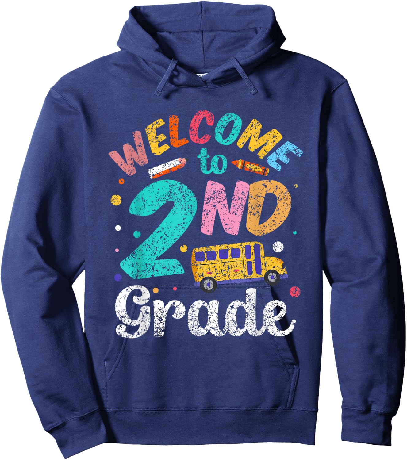 Welcome to 2Nd Grade Second School Grader Teacher Hoodie - Hoodie | Navy