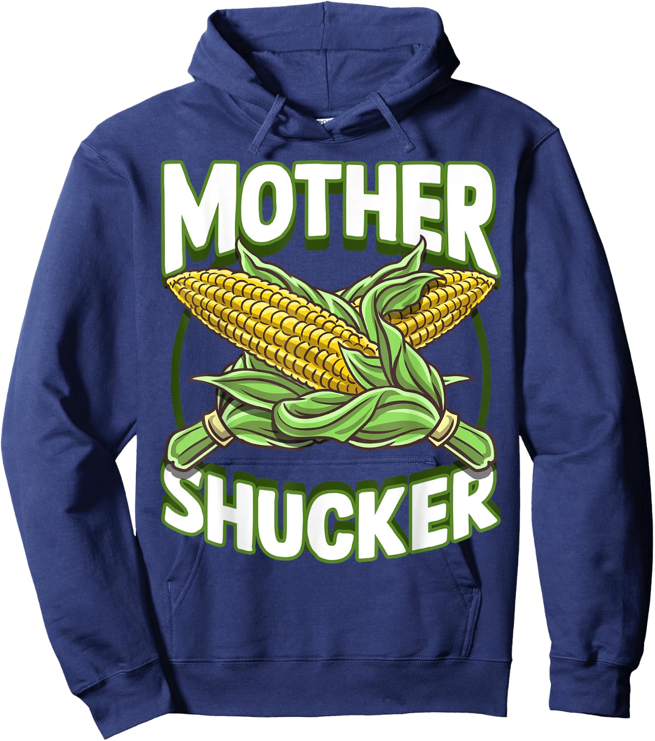 Mother Shucker Corn Lover Cob Mom Pun Maize Farmer Men Women Hoodie - Hoodie | Navy