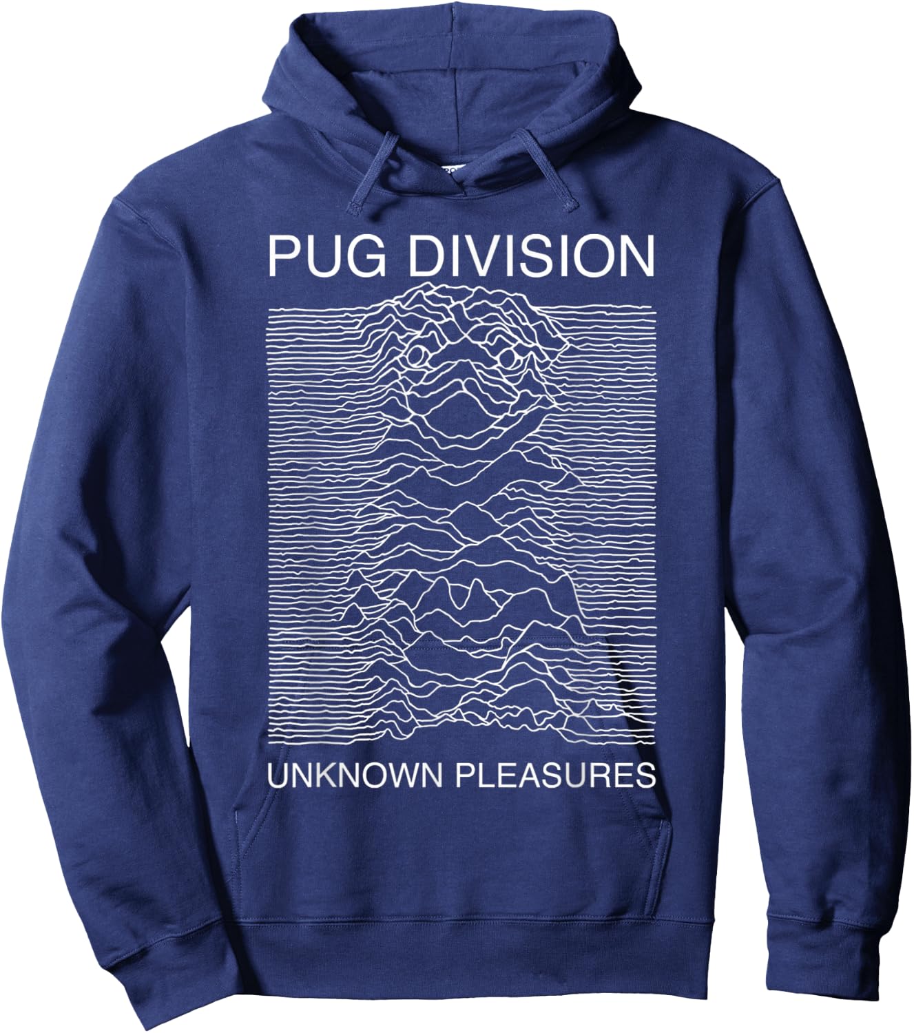 Pug Division Hoodie - Hoodie | Navy