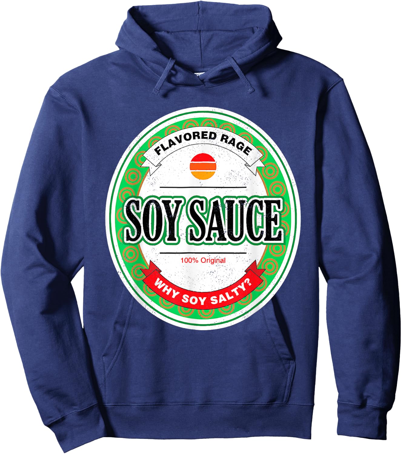 Soy Sauce Funny Sushi Matching Group Halloween Costume Hoodie - Hoodie | Navy