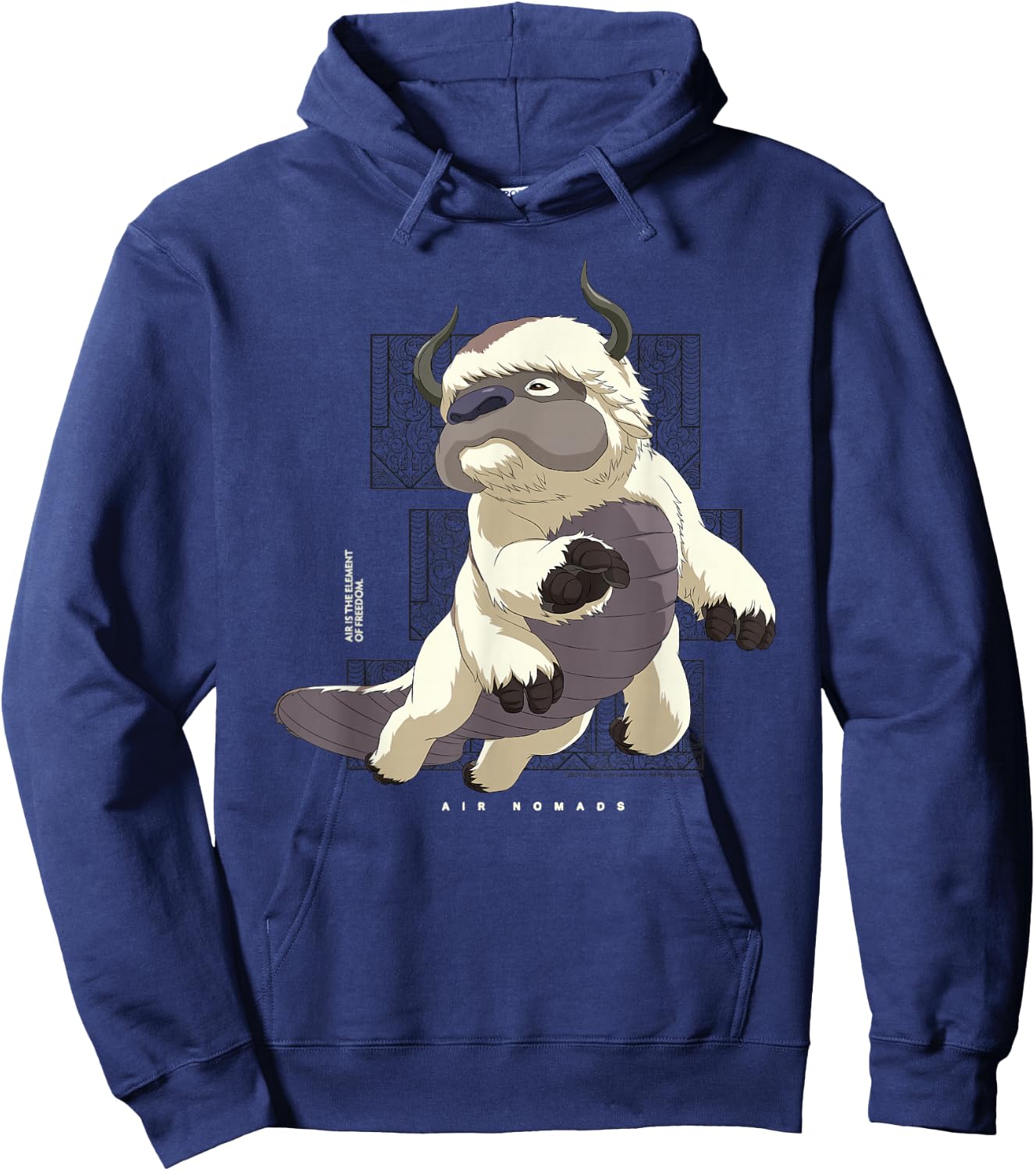 Avatar The Last Airbender Appa Flying Bison Air Nomads Hoodie - Hoodie | Navy