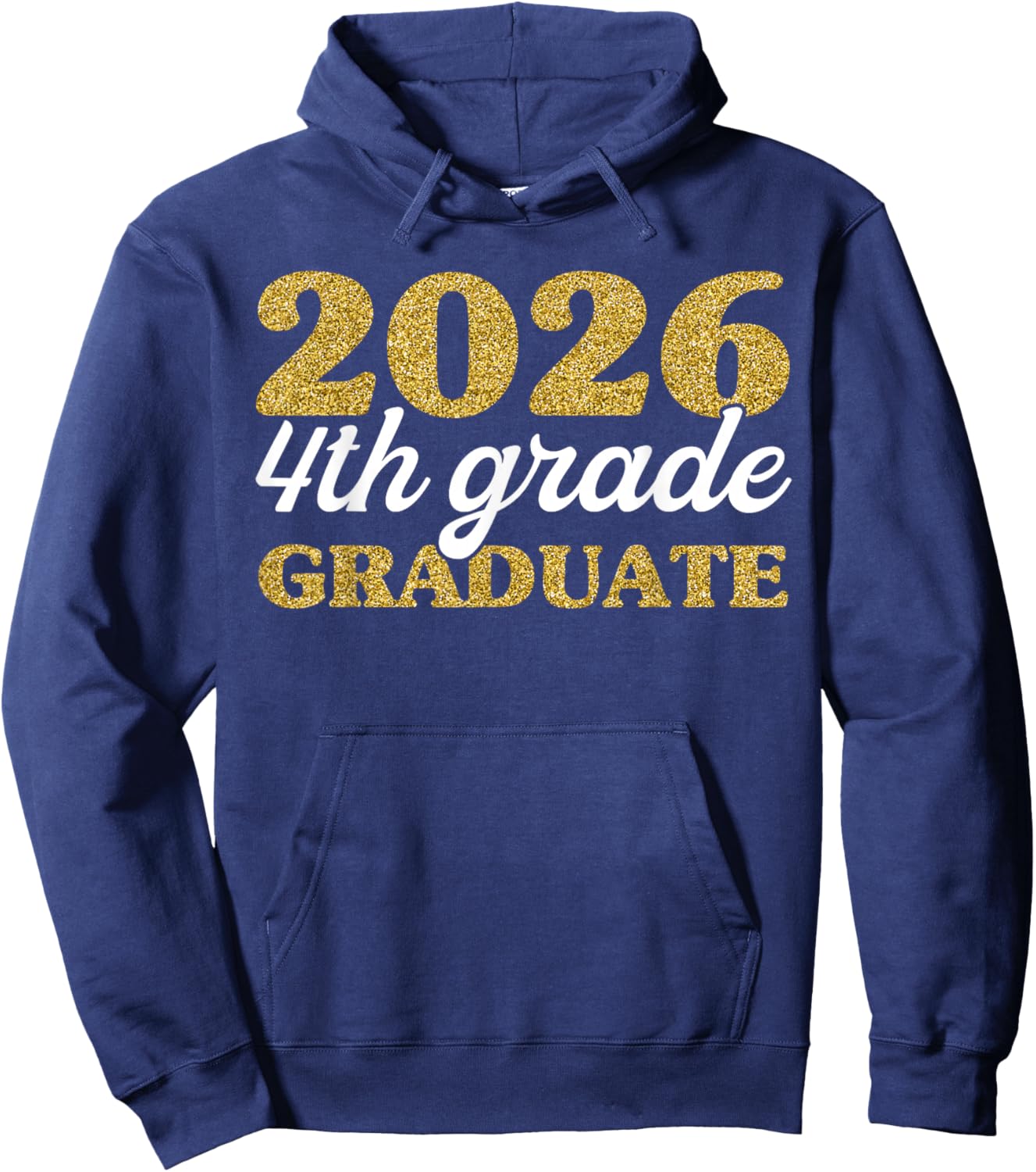 Fourth Grade Class of 2026 Graduation, 4th Grade Promotion Hoodie - Hoodie | Navy