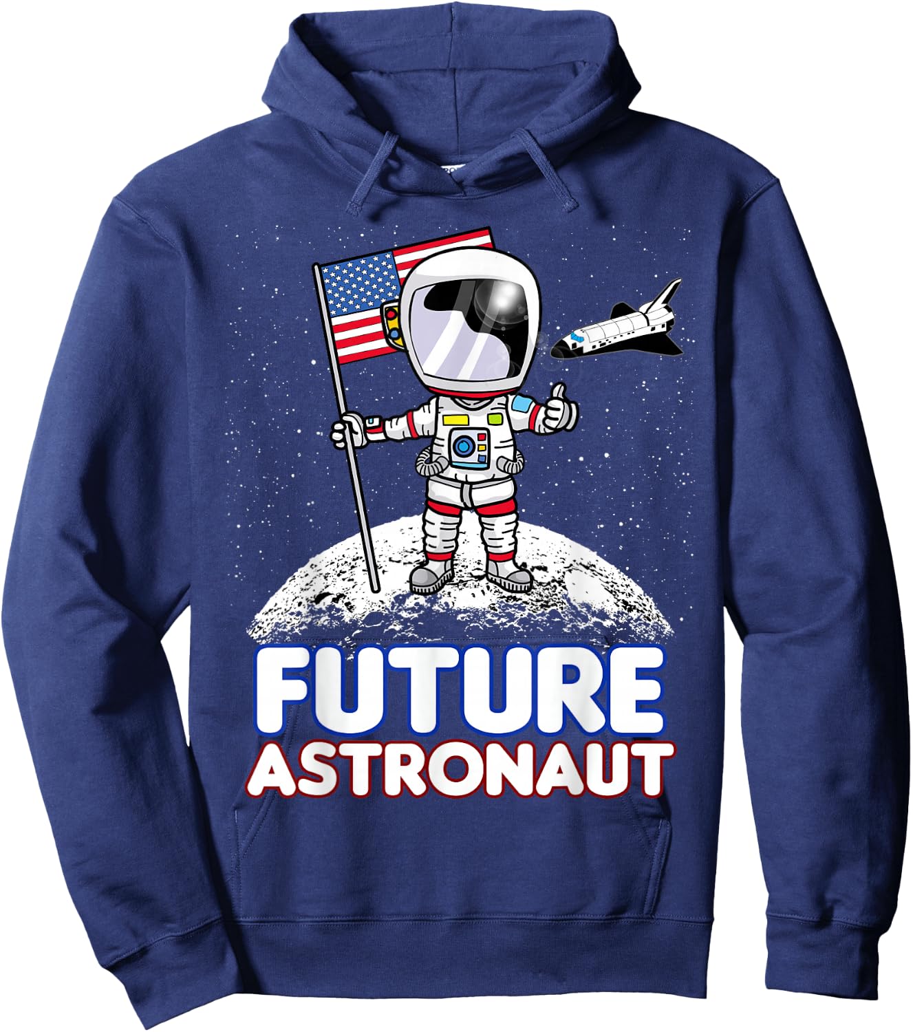Space Gift Boys Girls Future Astronaut Hoodie - Hoodie | Navy