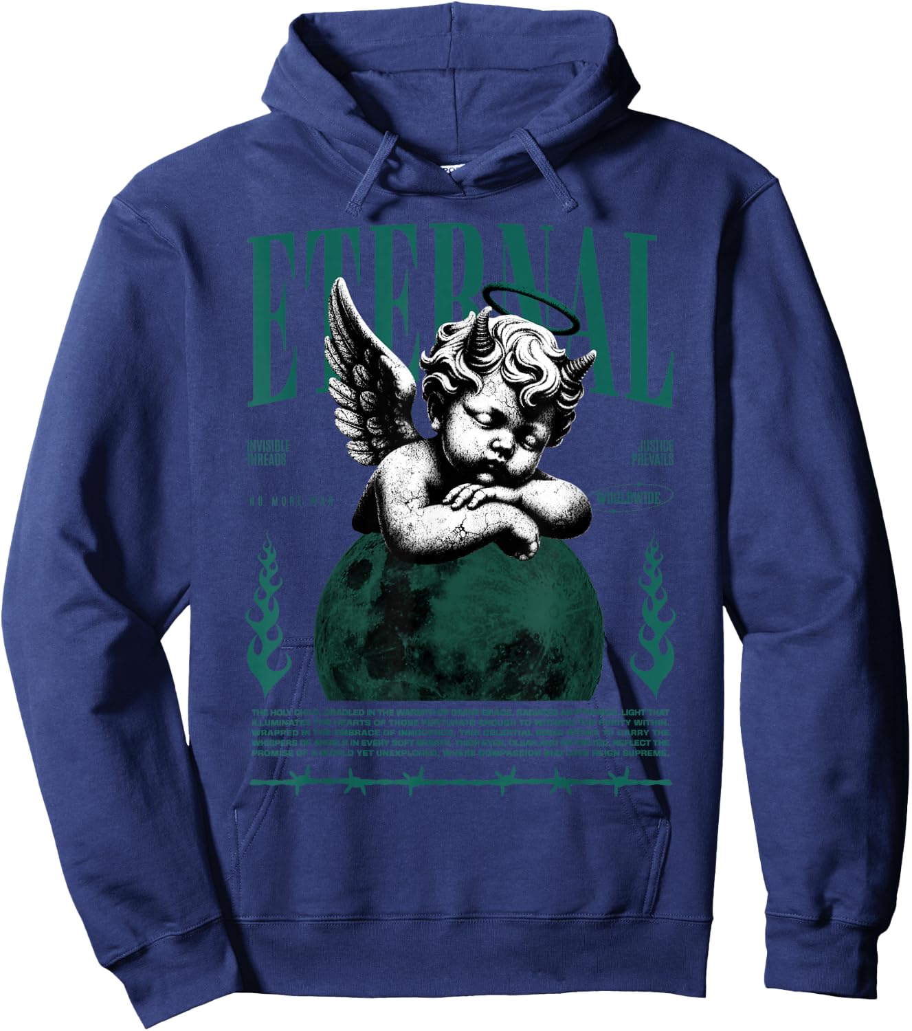 Eternal Oxidized Green 4s Matching Women Hoodie - Hoodie | Navy
