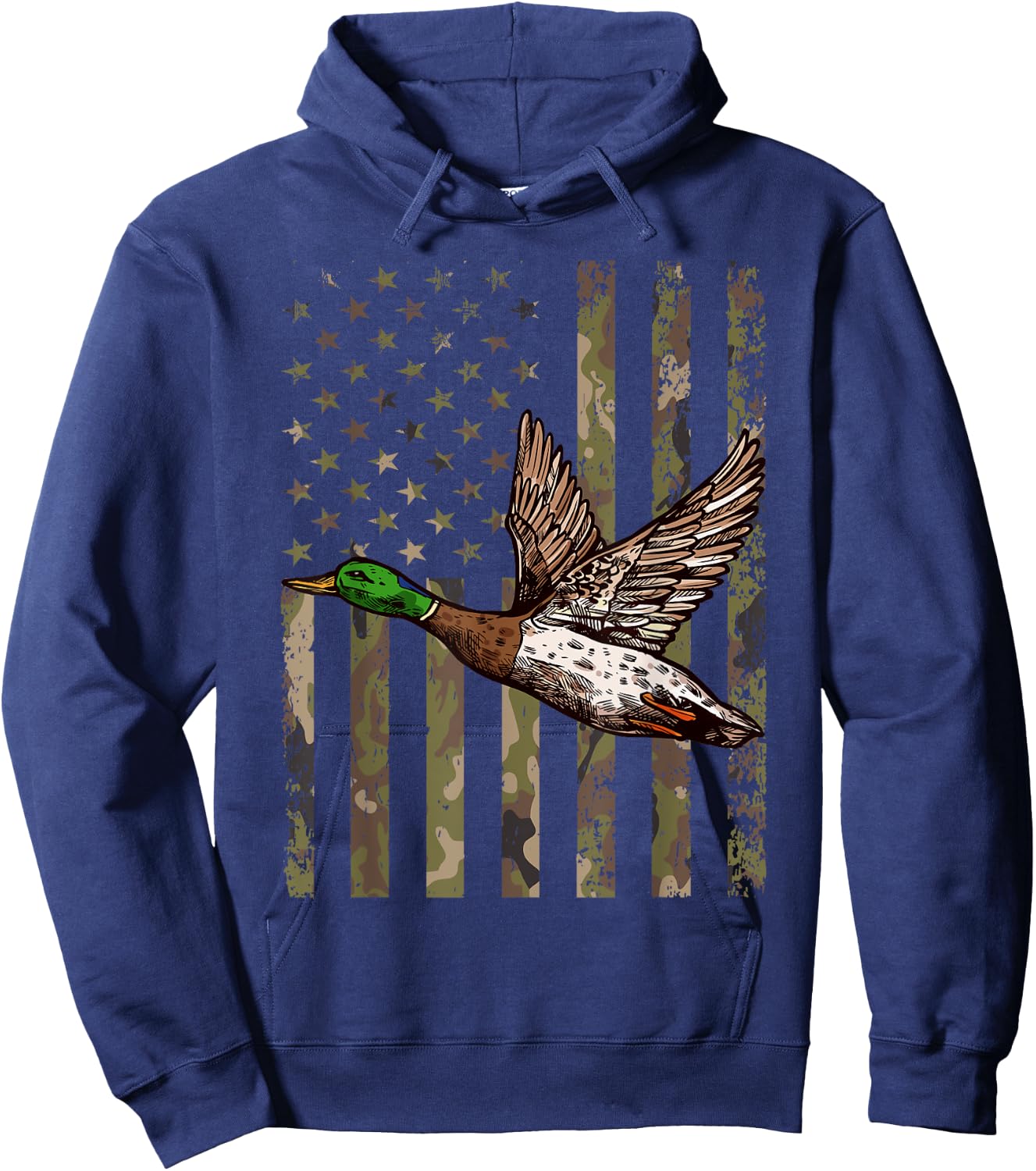 Duck Hunting Design Women Goose Hunt Duck Hunter Hoodie - Hoodie | Navy