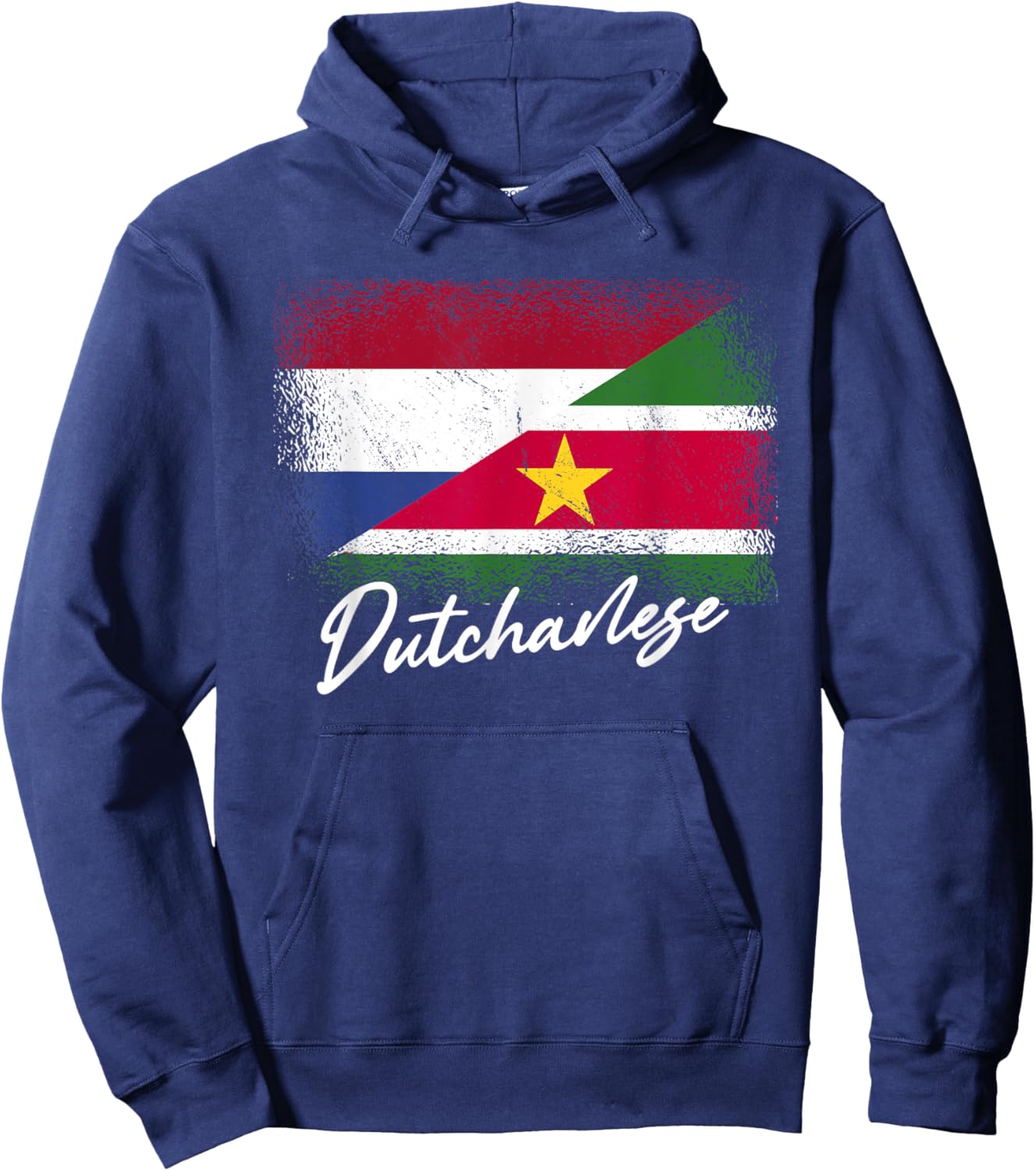 Dutchanese Netherlands Suriname Flag Holland Surinamese Hoodie - Hoodie | Navy