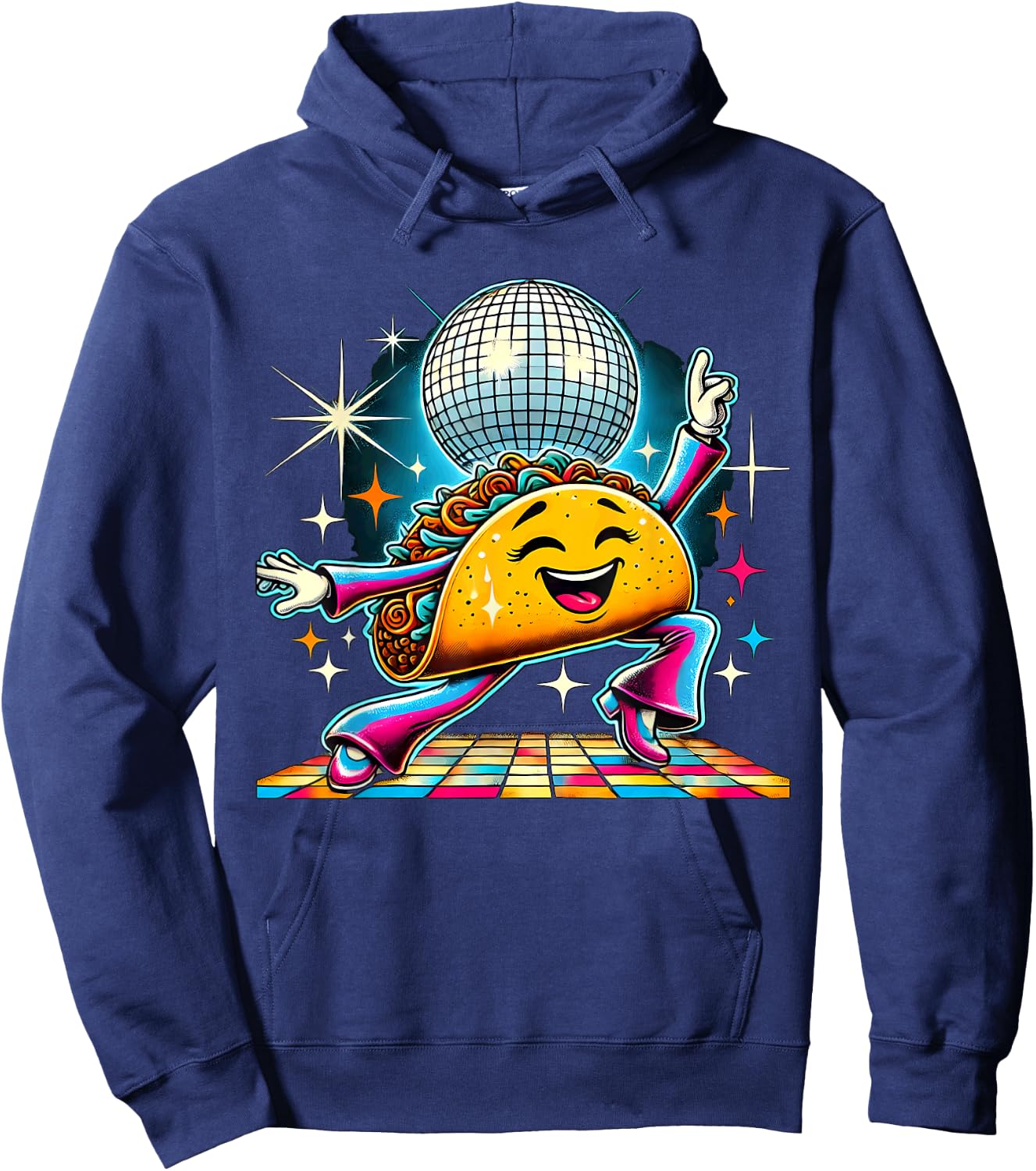 Aesthetic Taco Disco Hoodie - Hoodie | Navy