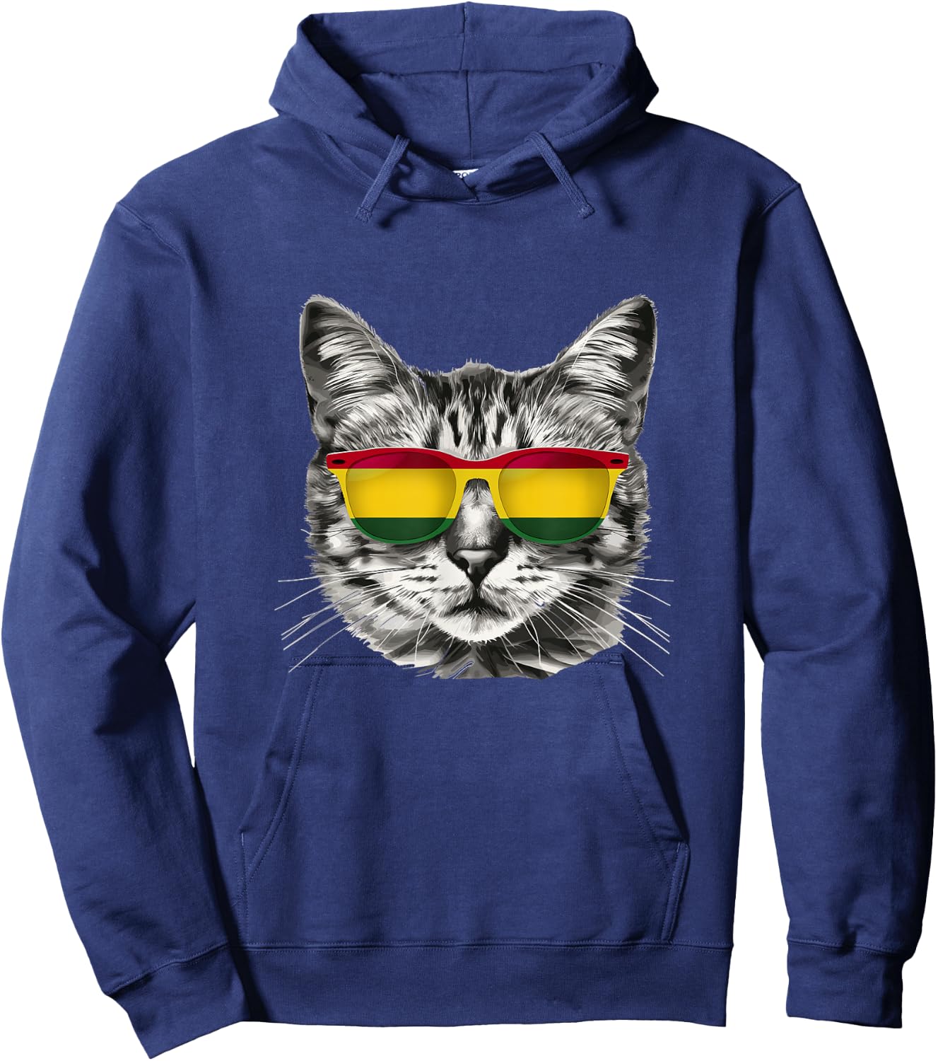 Bolivian Flag Cat Owner Souvenirs Products Kitten Bolivia Hoodie - Hoodie | Navy