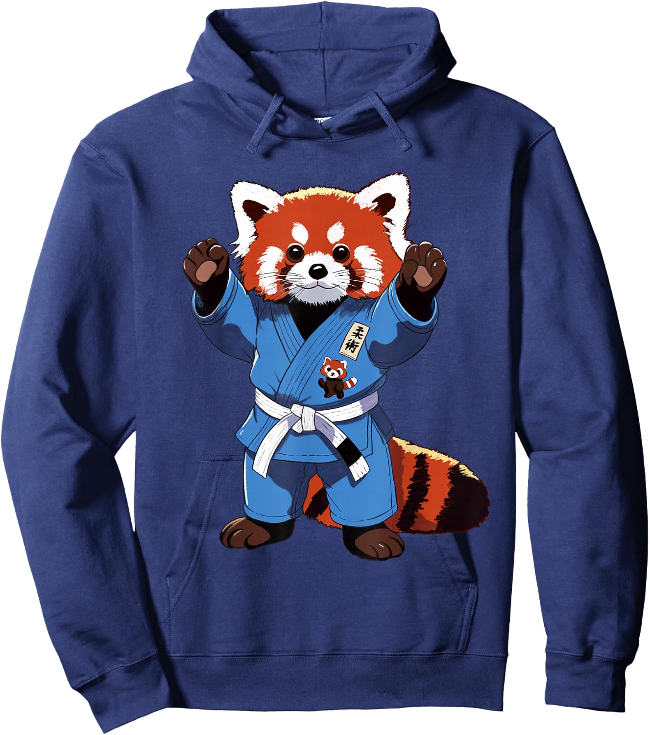 BJJ Jiu Jitsu - The Cute red panda is ready for battle Hoodie - Hoodie | Navy
