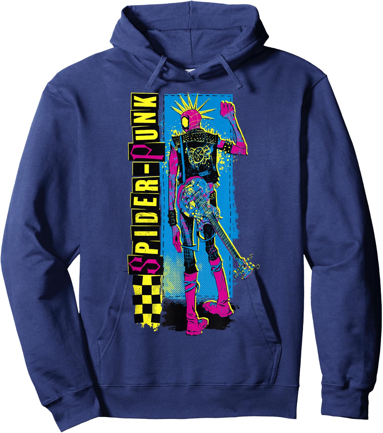 Marvel Spider-Man Across The Spider-Verse Part 1 Spider-Punk Hoodie - Hoodie | Navy