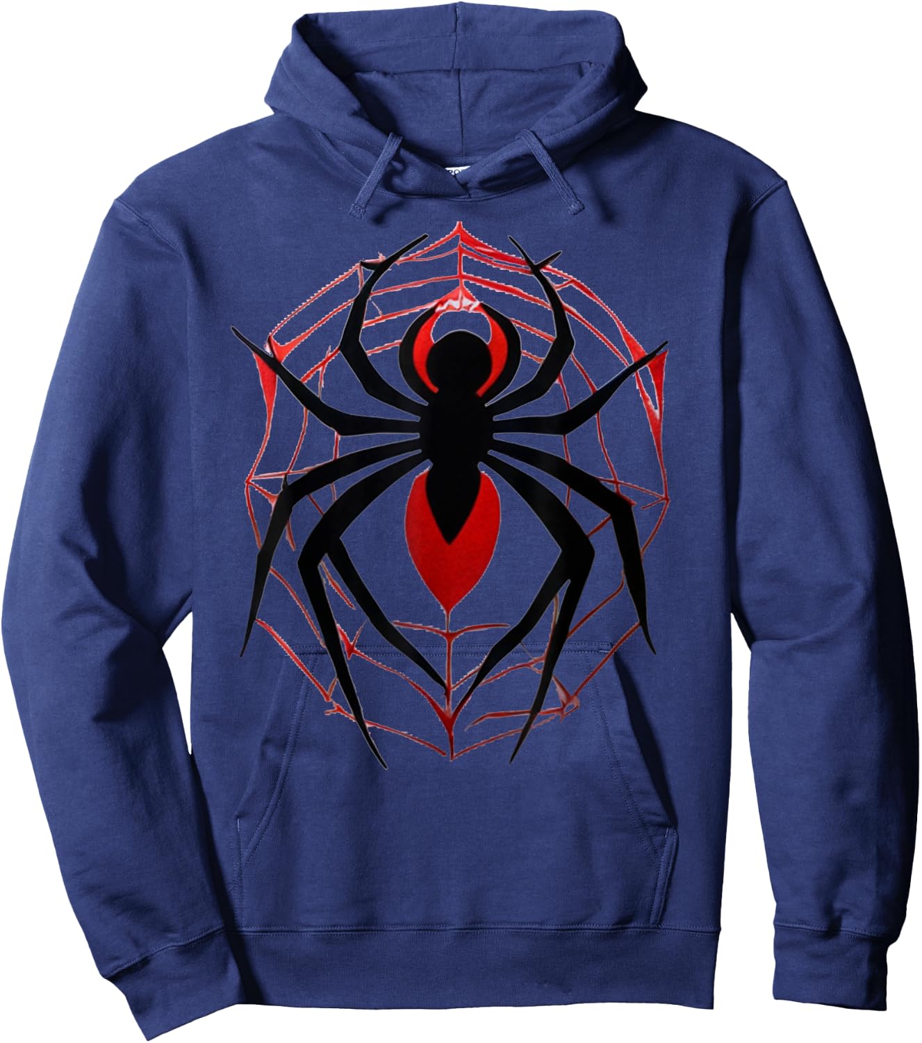 Spider Vintage Pig Spider Web Black Widow Spider Super Hero Hoodie - Hoodie | Navy