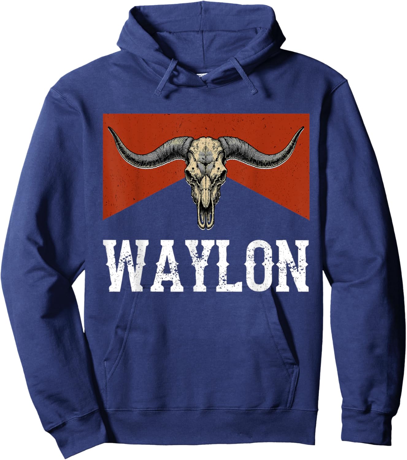 Classic Arts Waylon Last Name Personalized Western Deserts Hoodie - Hoodie | Navy