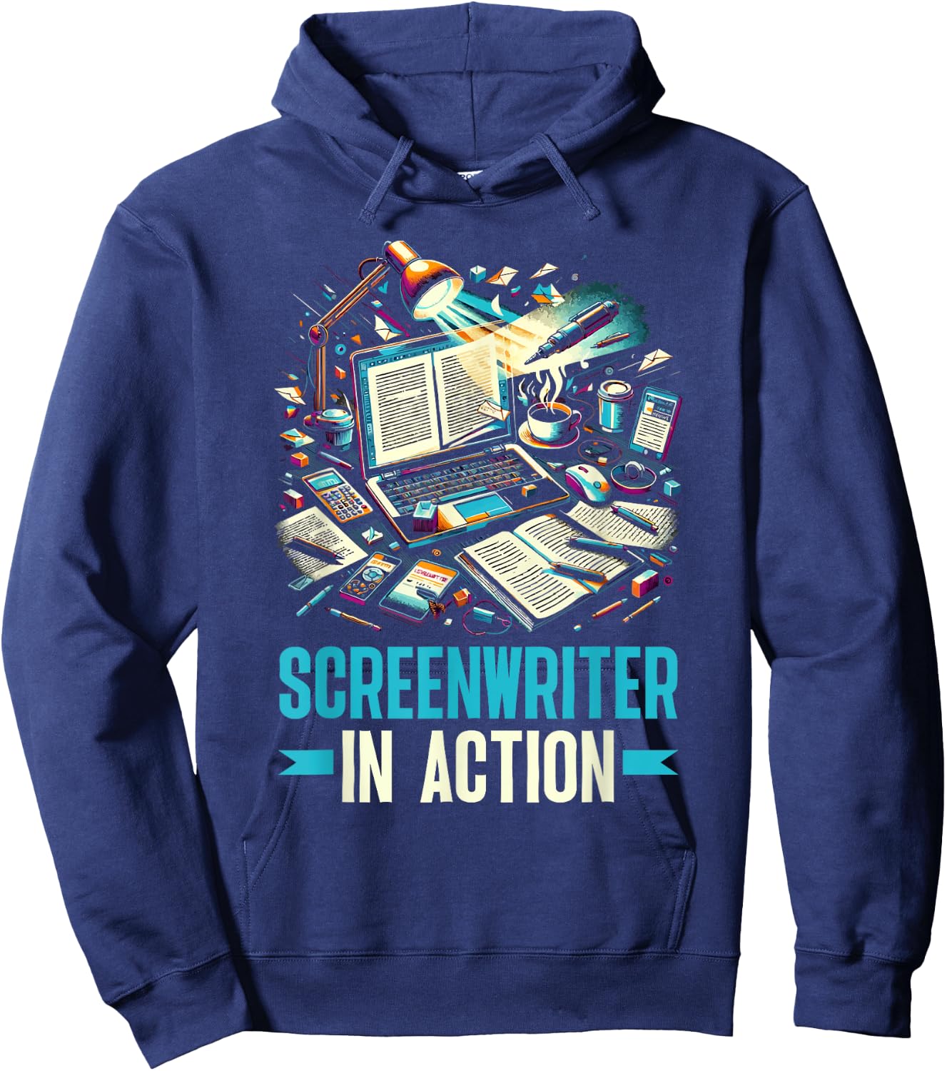 Screenwriter Script Writer Screenplay Screenwriting Hoodie - Hoodie | Navy