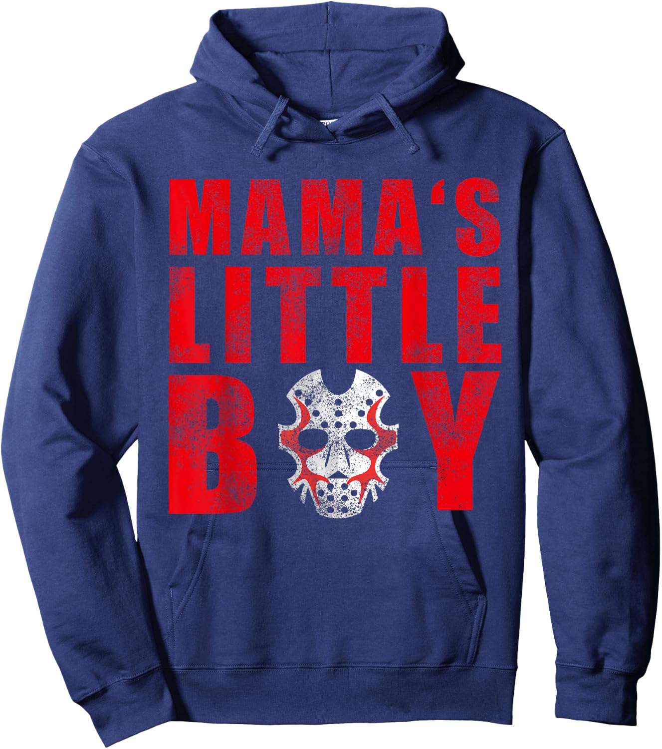 Mama's Little Boy Halloween Costume Horror Friday Movie Hoodie - Hoodie | Navy