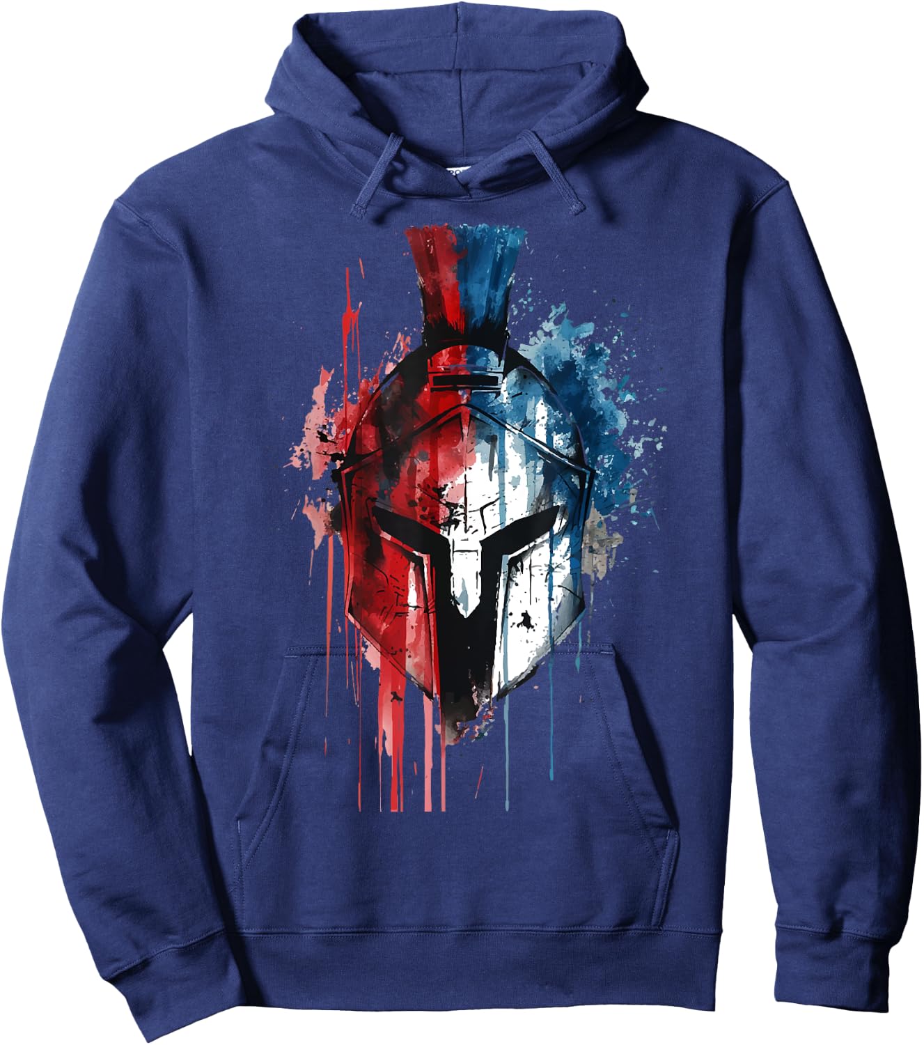 Sparta Spartan Fighter Helmet Greeks Leonidas Sparta Hoodie - Hoodie | Navy