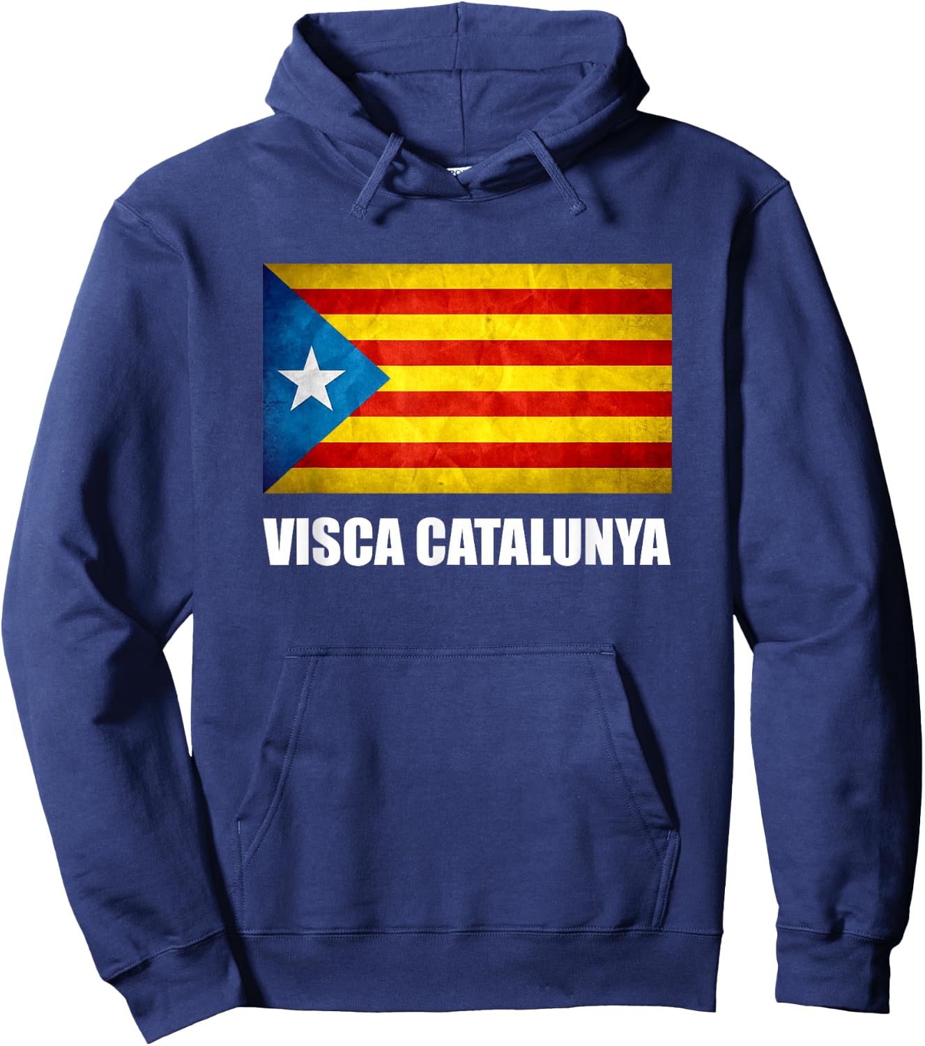 Catalonia Catalunya Catalan Flag Hoodie - Hoodie | Navy