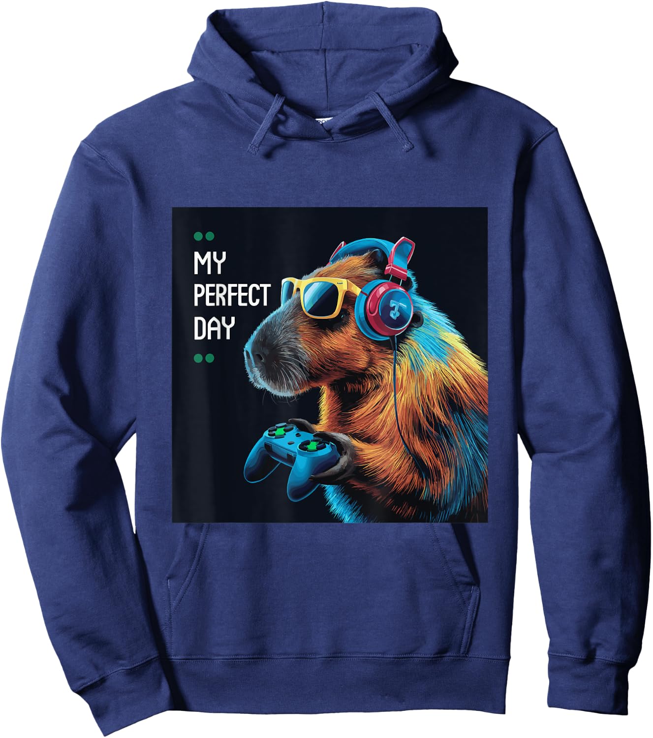 Capybara Stuff Girls Boy Capybara Costume Outfit Cappy Barra Hoodie - Hoodie | Navy