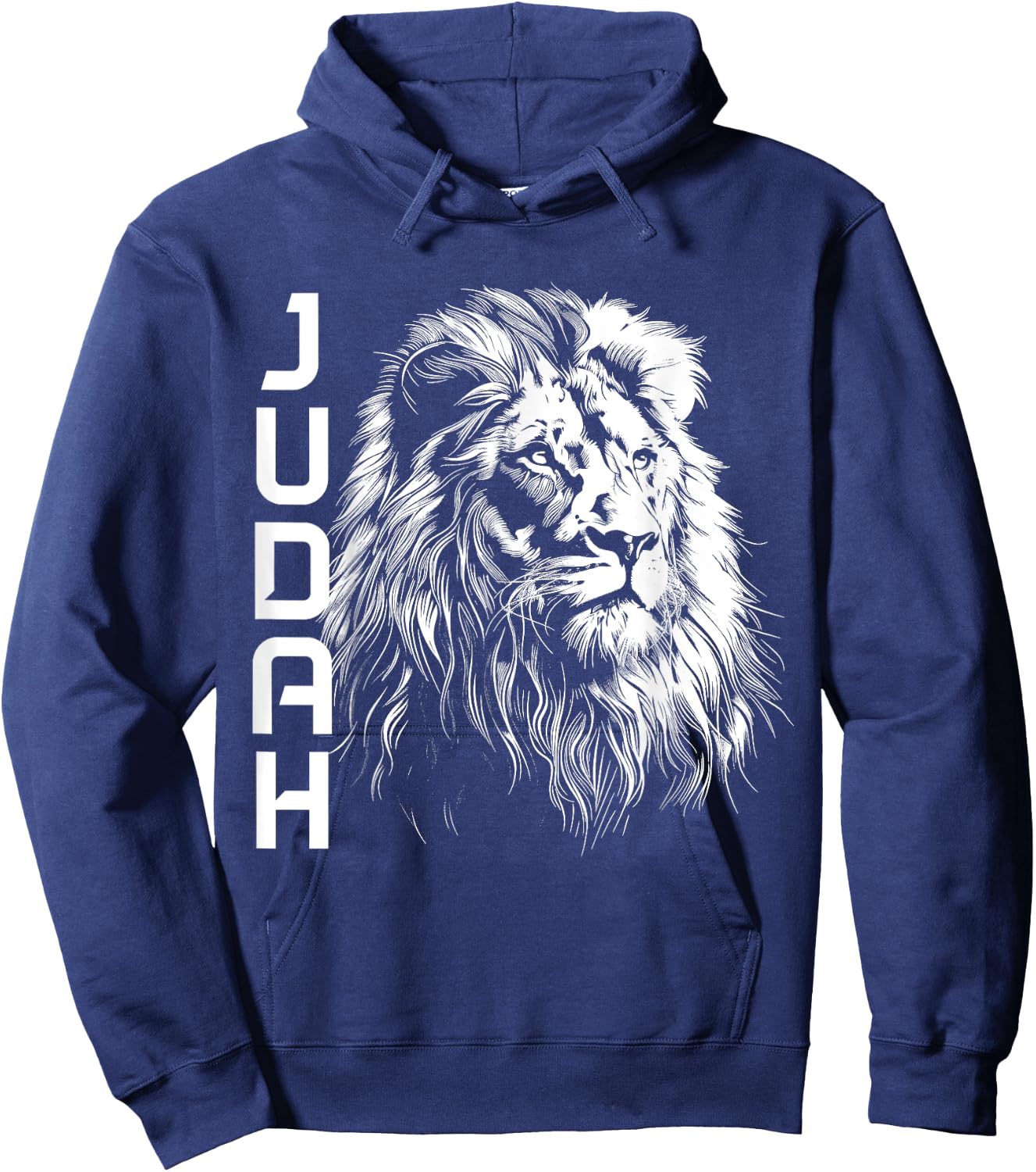 Lion Of Judah Hebrew Israelite Christian Jewish African YHWH Hoodie - Hoodie | Navy