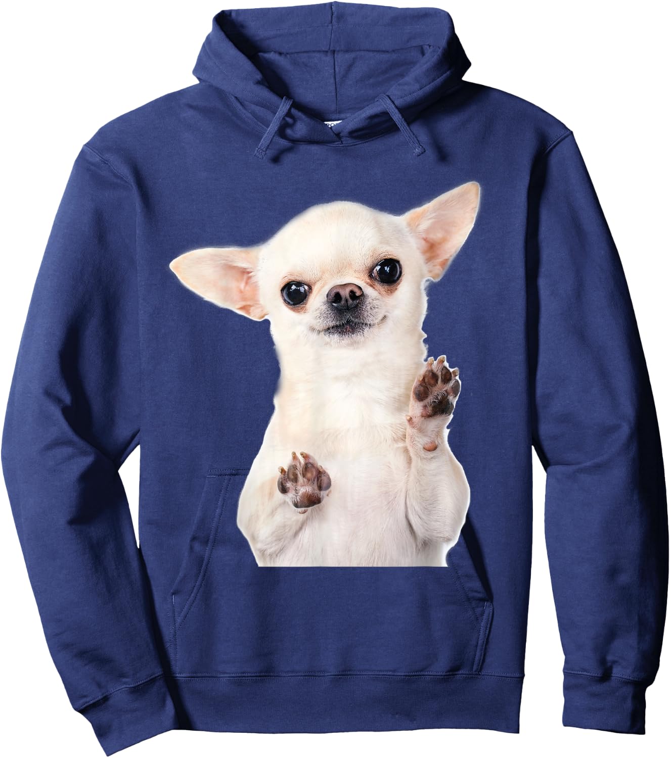 Cute Little Chihuahua Puppy Dog Face For Pet Owners Hoodie - Hoodie | Navy