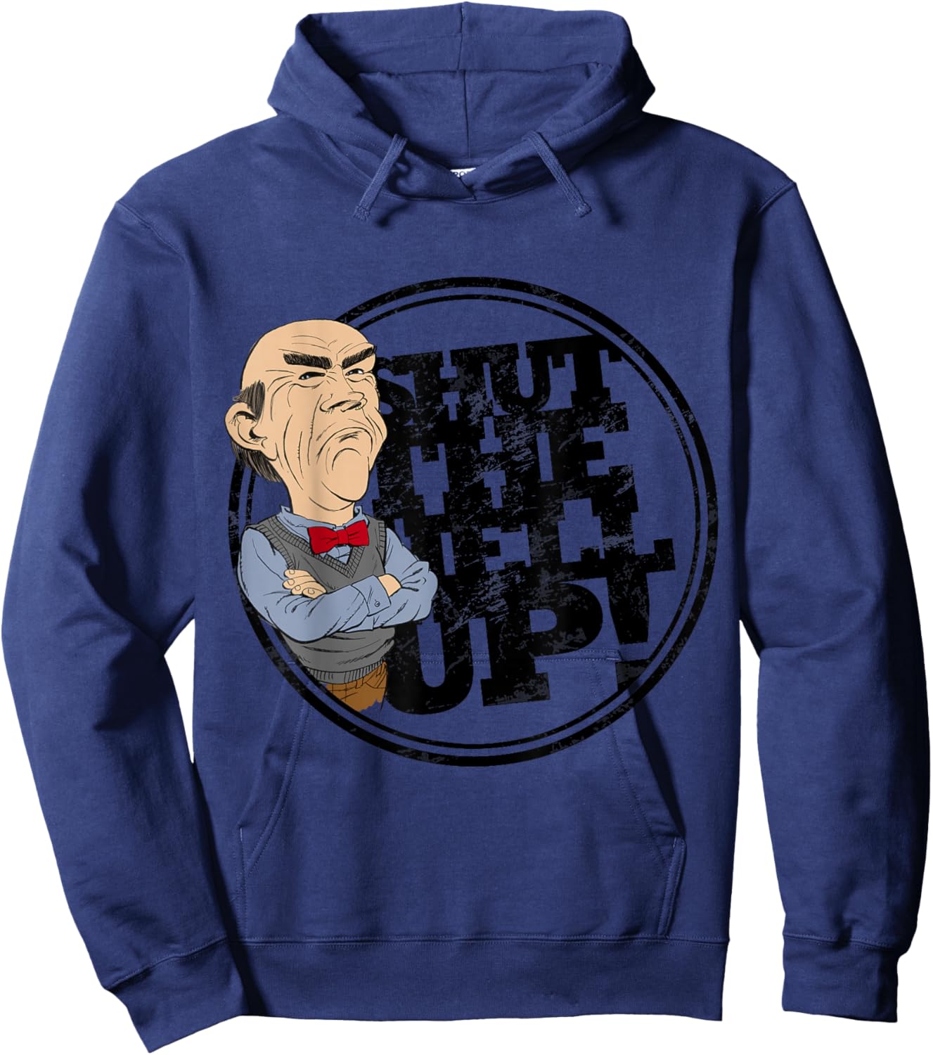 Jeff Dunham Shut the Hell Up Walter Shirt Hoodie - Hoodie | Navy
