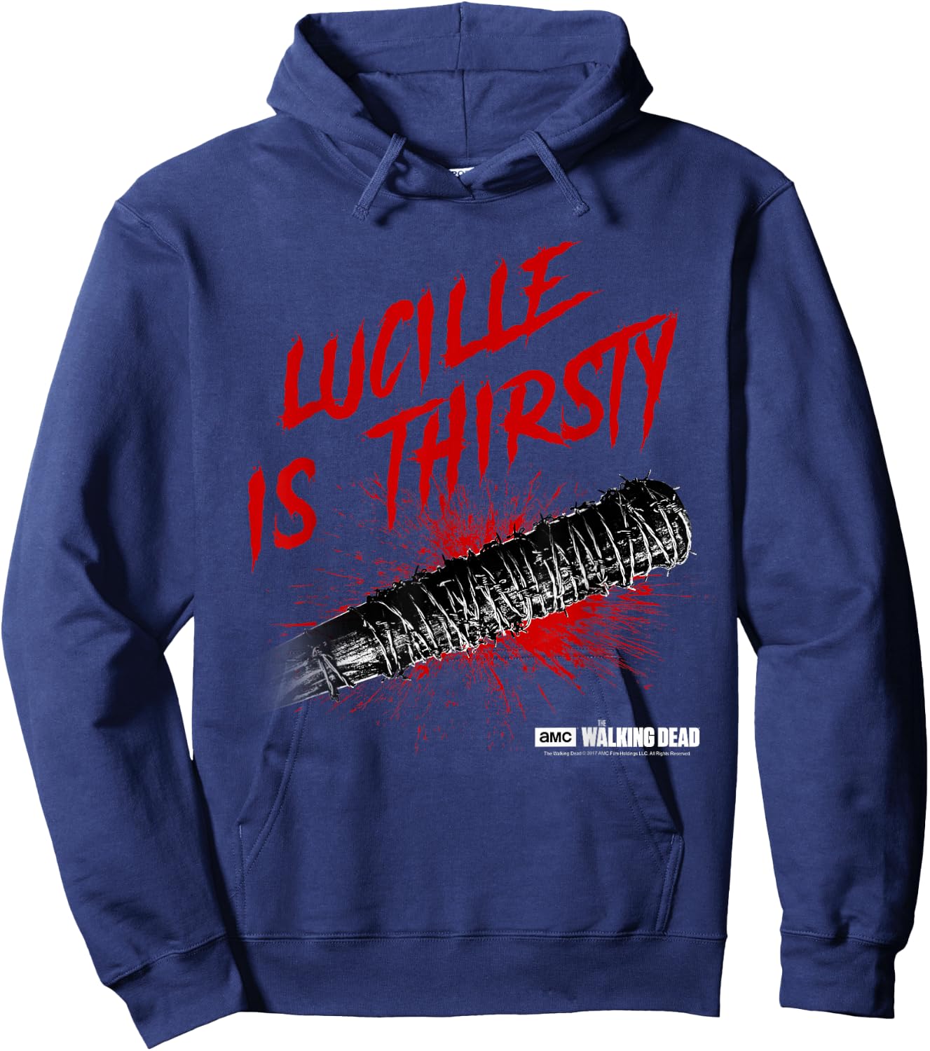 The Walking Dead Lucille is Thirsty Hoodie - Hoodie | Navy