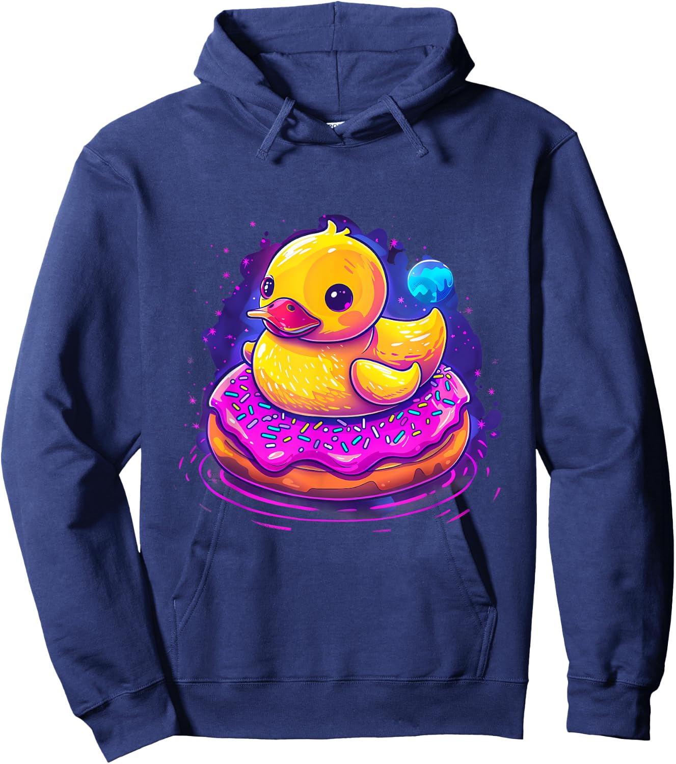 Rubber Duckie Duck Lover Donut Rubber Duckling Rubber Duck Hoodie - Hoodie | Navy