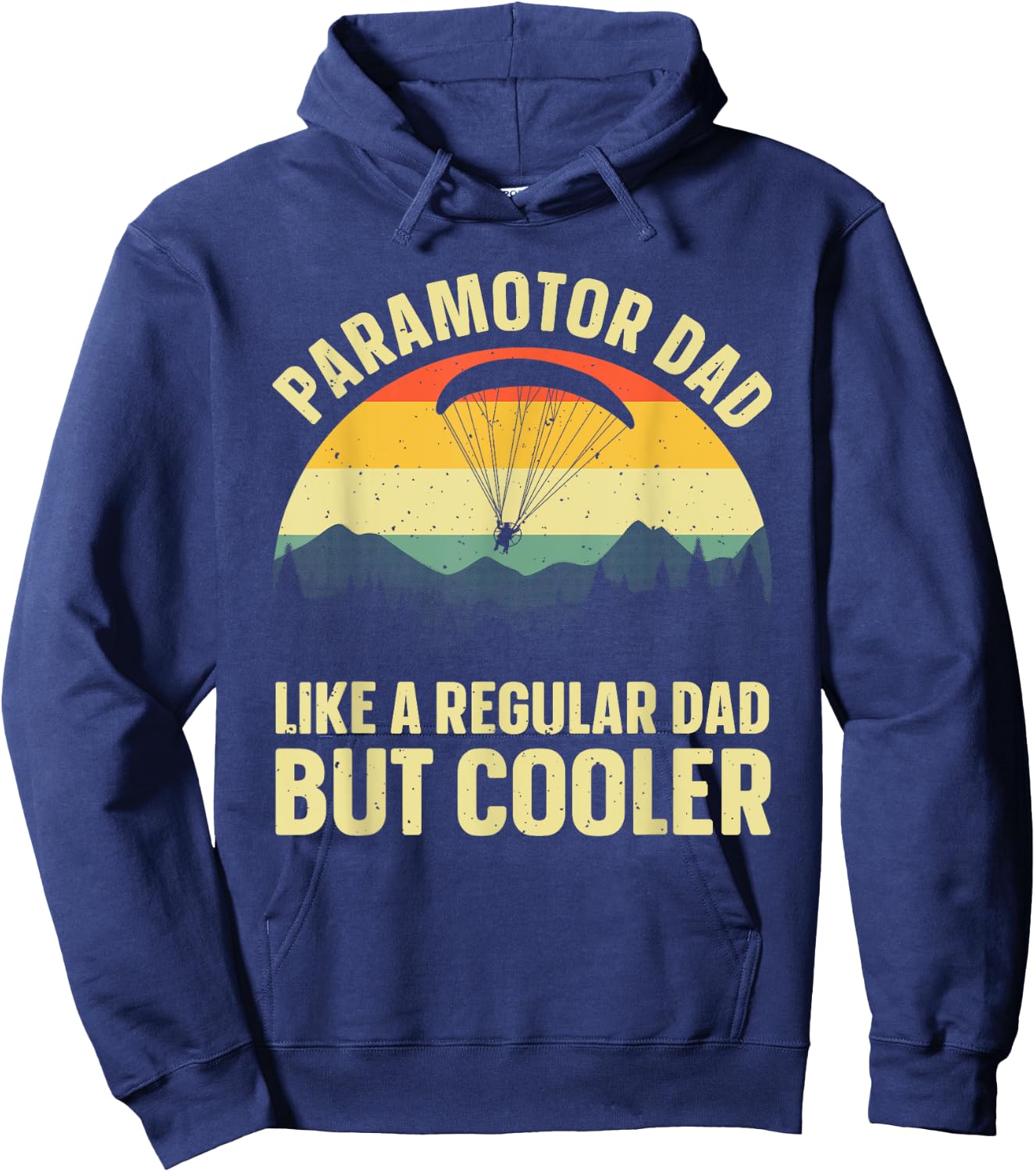 Paramotor Art Dad PPG Lover Paramotoring Paramotor Hoodie - Hoodie | Navy