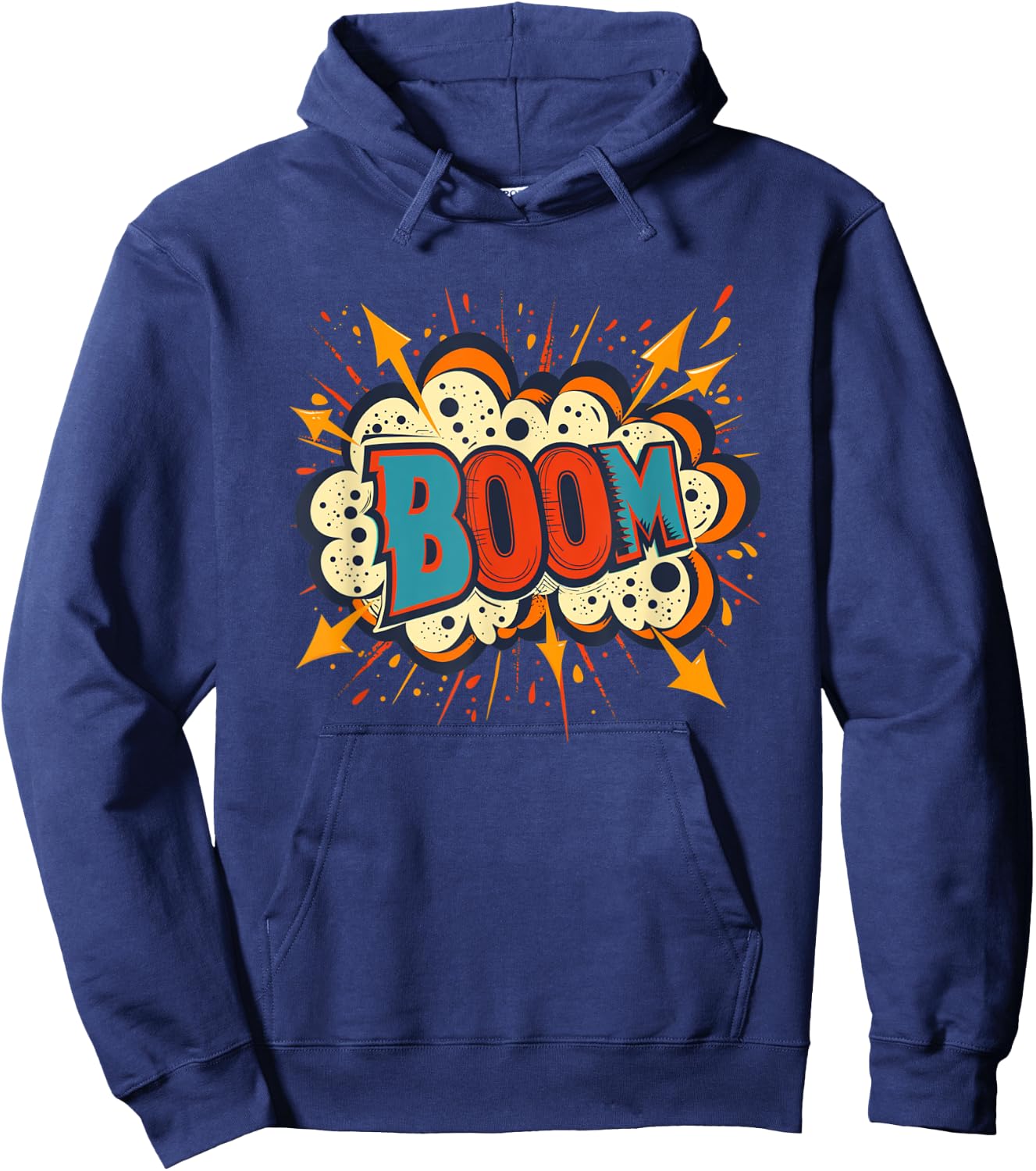 Funny Boom Speech Hoodie - Hoodie | Navy