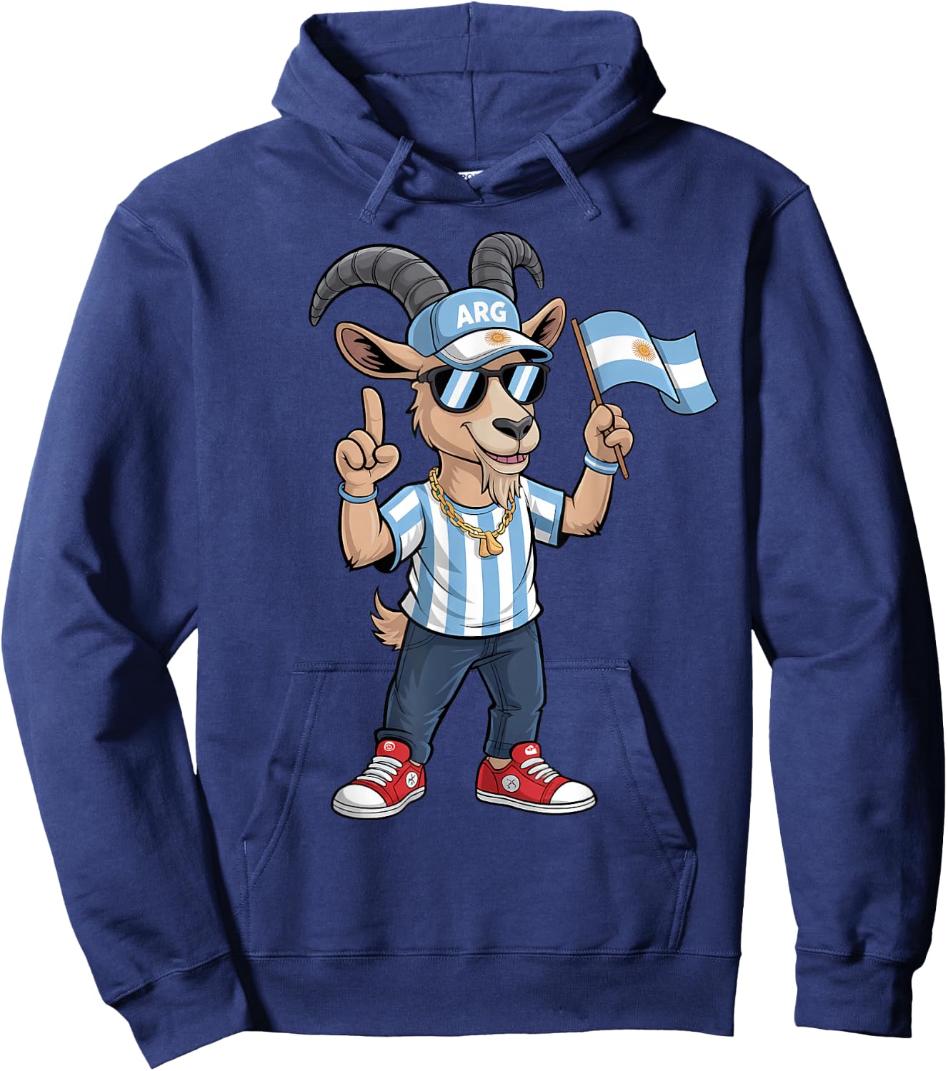 Argentina Pride Argentinian Flag Hoodie - Hoodie | Navy