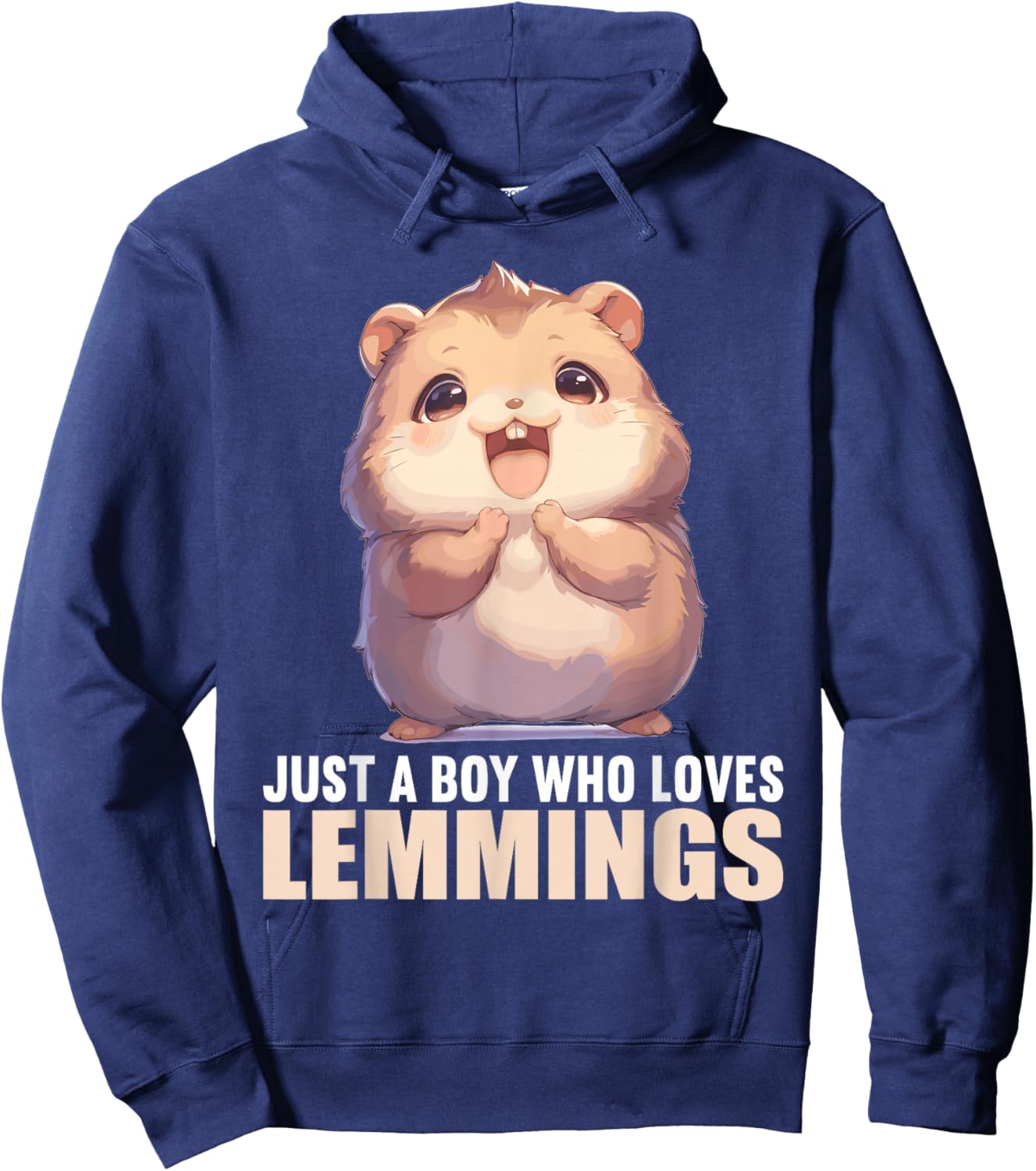 Just a Boy who loves Lemmings. Lemmings Lemming Hoodie - Hoodie | Navy