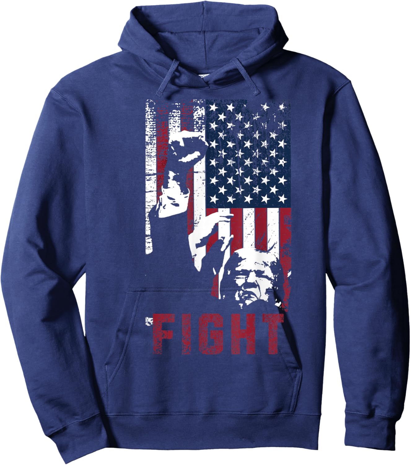 Fight USA United States of America Hoodie - Hoodie | Navy