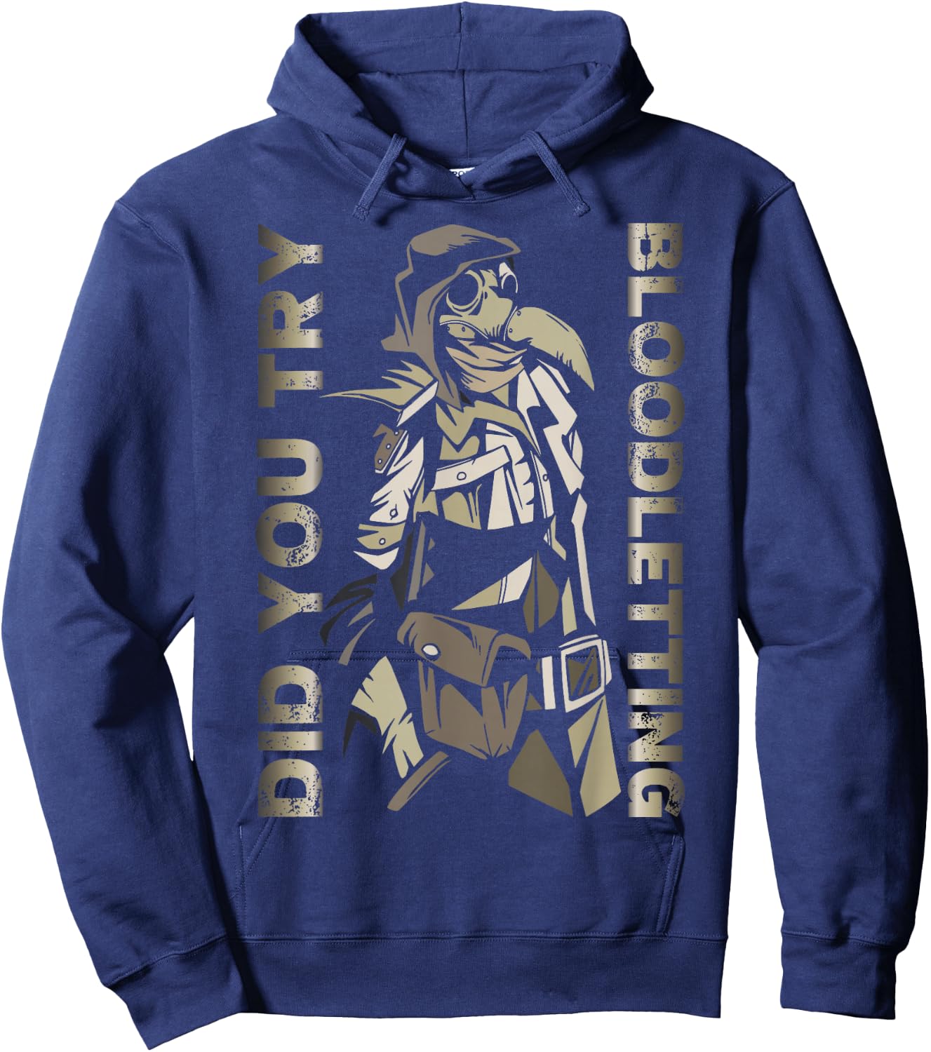 Funny plague doctor steampunk - Did you try bloodletting? Hoodie - Hoodie | Navy
