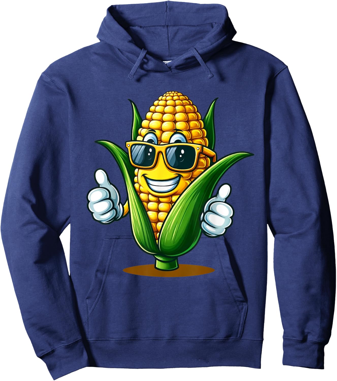 Funny Corn Design Sweet Corn On The Cob Lovers Women Hoodie - Hoodie | Navy