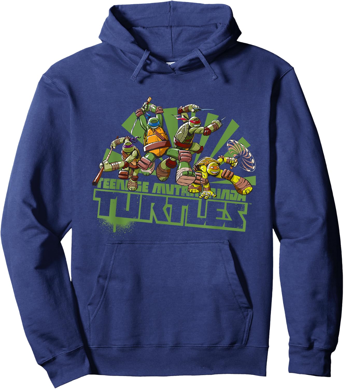 Mademark x Teenage Mutant Ninja Turtles - Teenage Mutant Ninja Turtles - Original TMNT New Series Team Hoodie - Hoodie | Navy