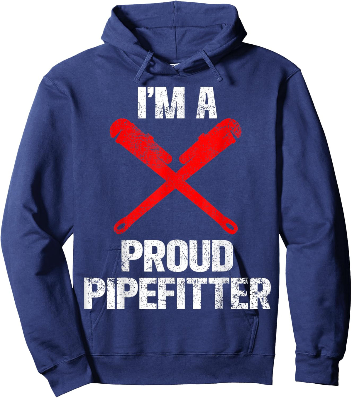 Pipefitter I'm A Proud Pipefitter Hoodie - Hoodie | Navy