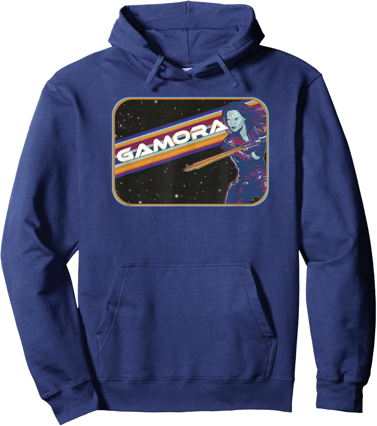 Marvel Guardians of the Galaxy Vol. 3 Vintage Space Gamora Hoodie - Hoodie | Navy
