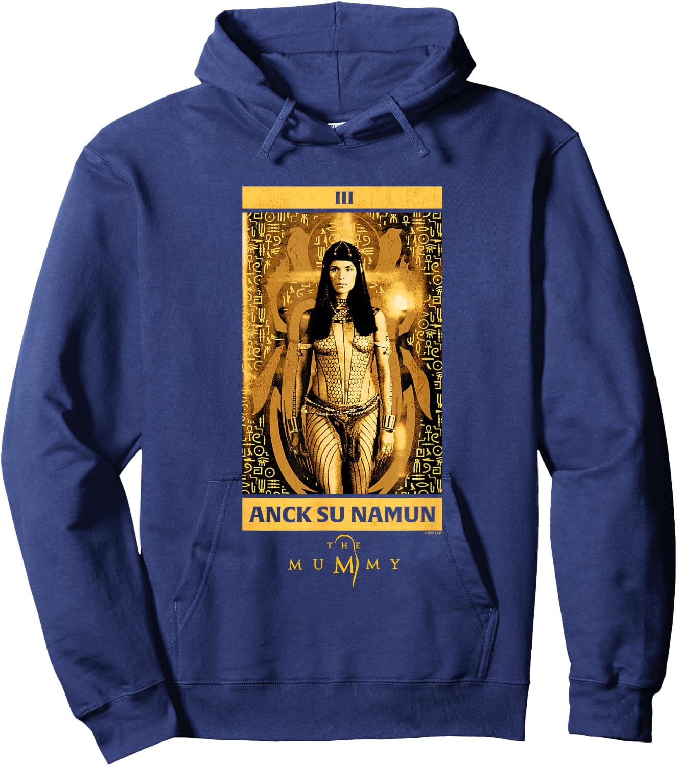 The Mummy Anck-Su-Namun Vintage Tarot Card Hoodie - Hoodie | Navy