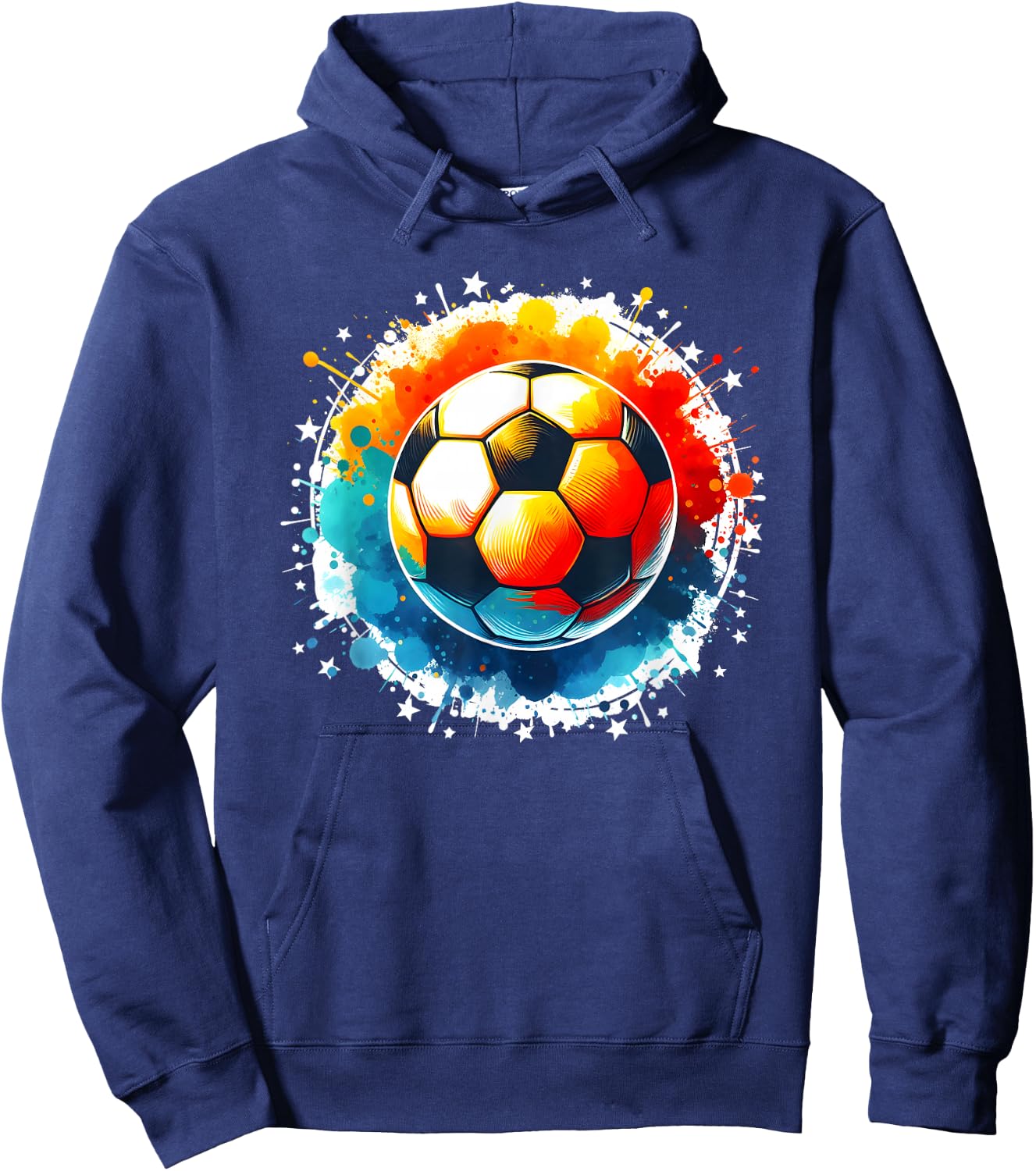 Soccer Player Boys Kids Men Youth Soccer Hoodie - Hoodie | Navy