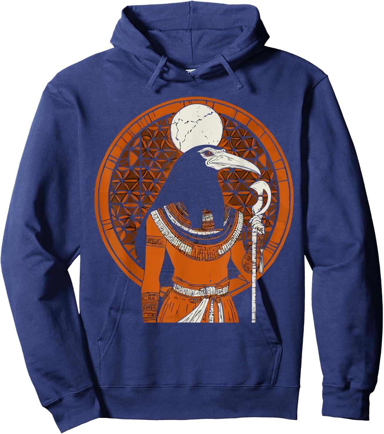 Thoth Egyptian God Egyptian Mythology Pyramid Ancient Egypt Hoodie - Hoodie | Navy